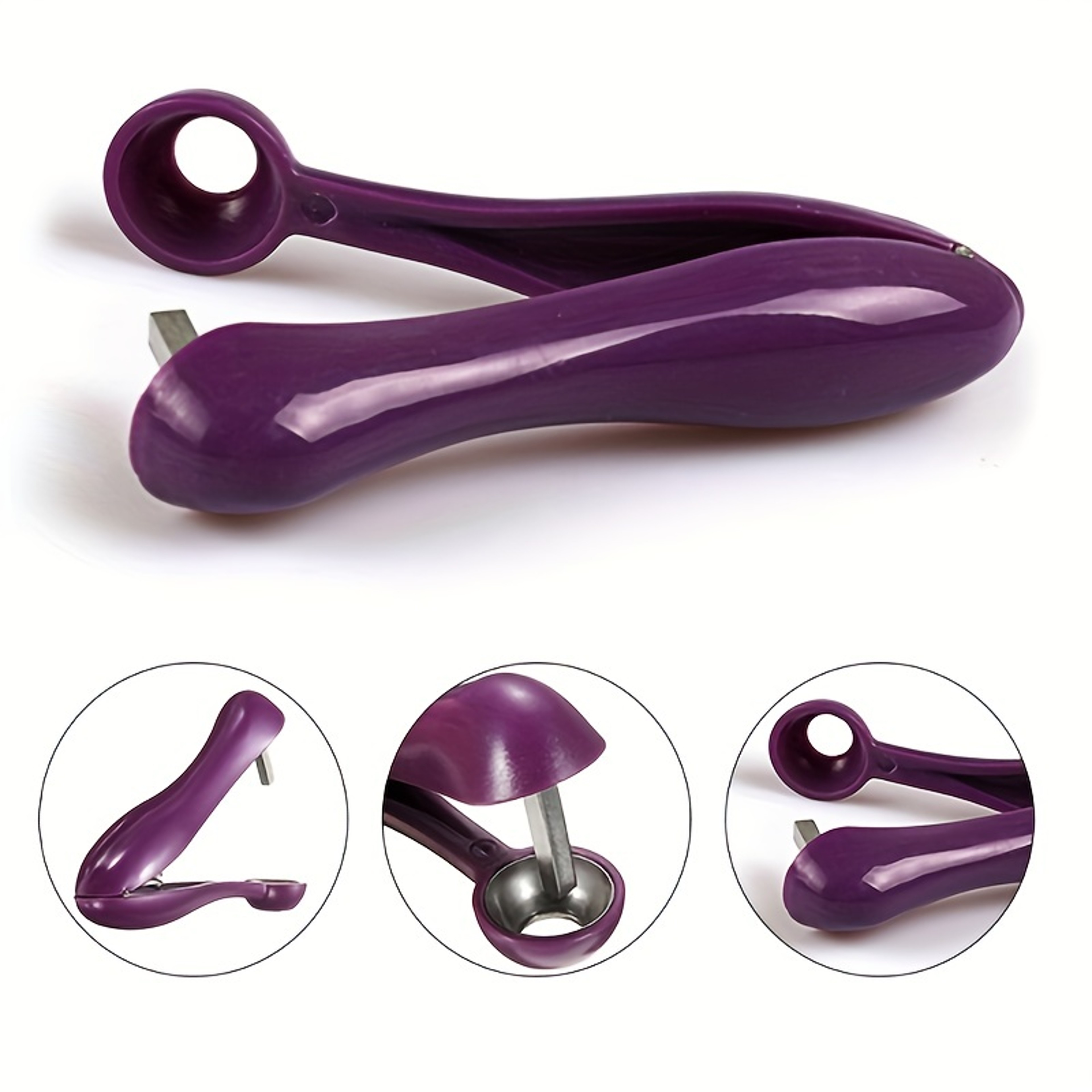 Portable Cherry Fruit Pitter Remover  Easy And Efficient Cherry Pitter Tool 5