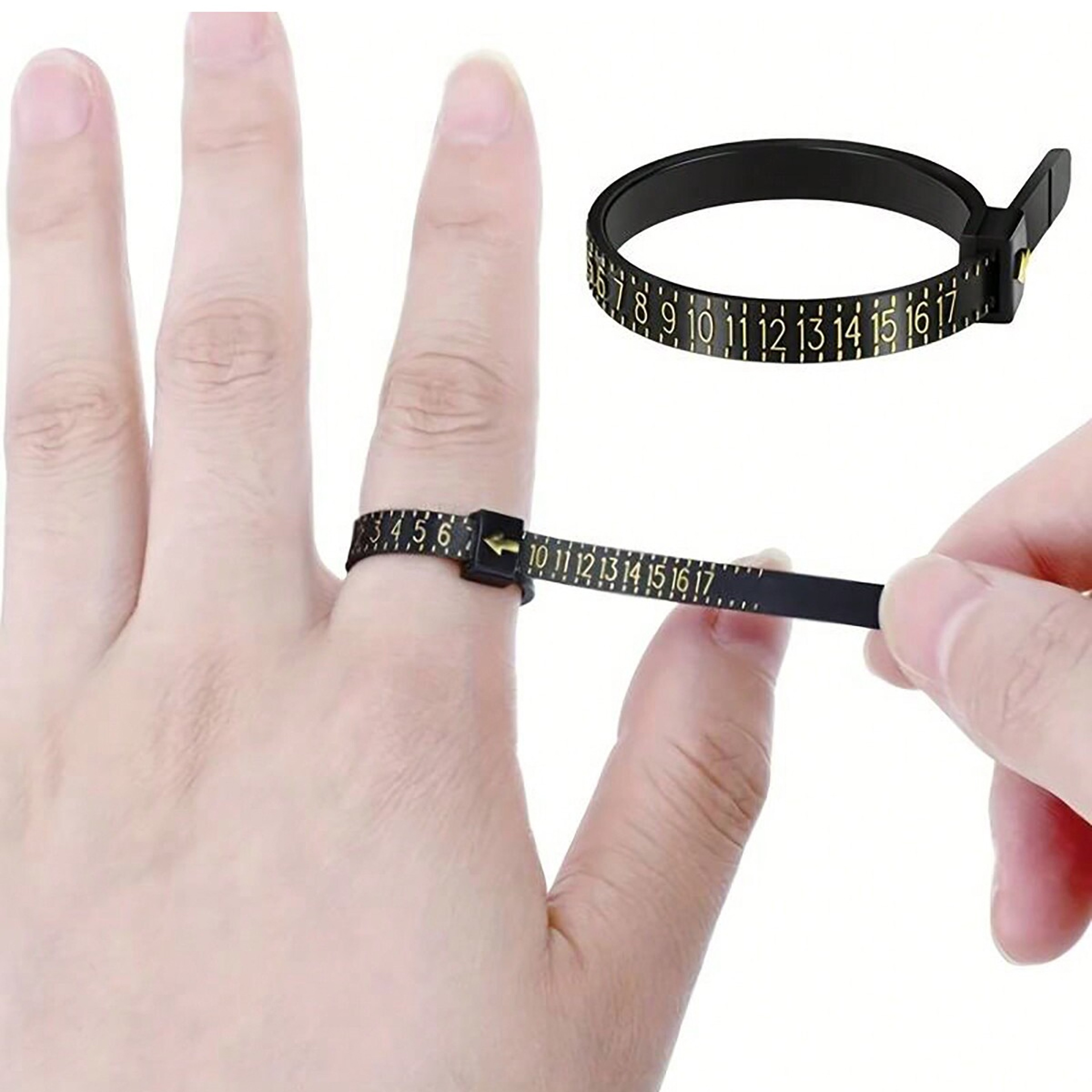 Ring Size Measuring Tool  Accurate And EasytoUse Finger Size Measuring Instrument For Men And Women 0