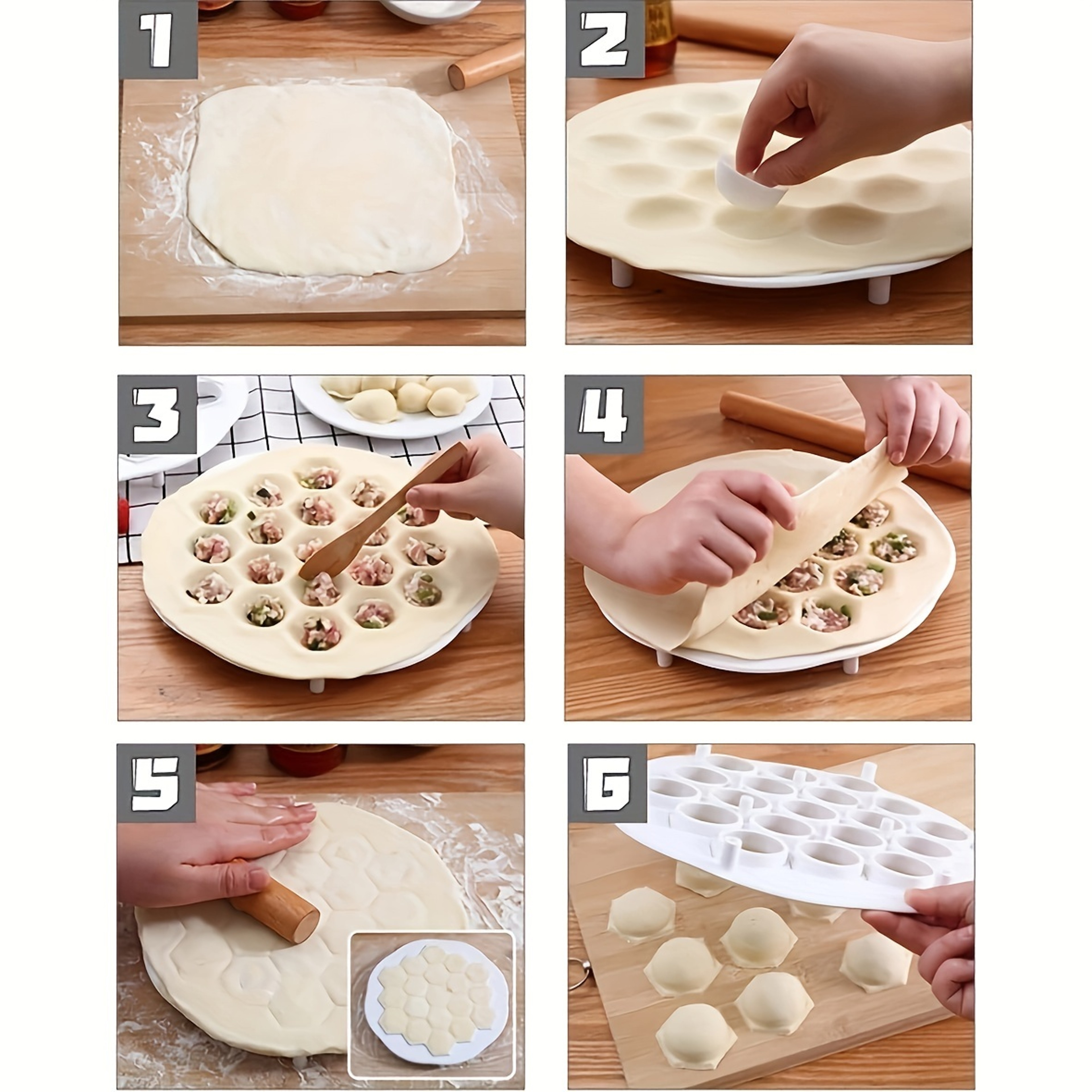 Simple Chinese Dumplings Mould Kitchen Dough Press Ravioli Maker For Pastry And Dumpling Lovers 4