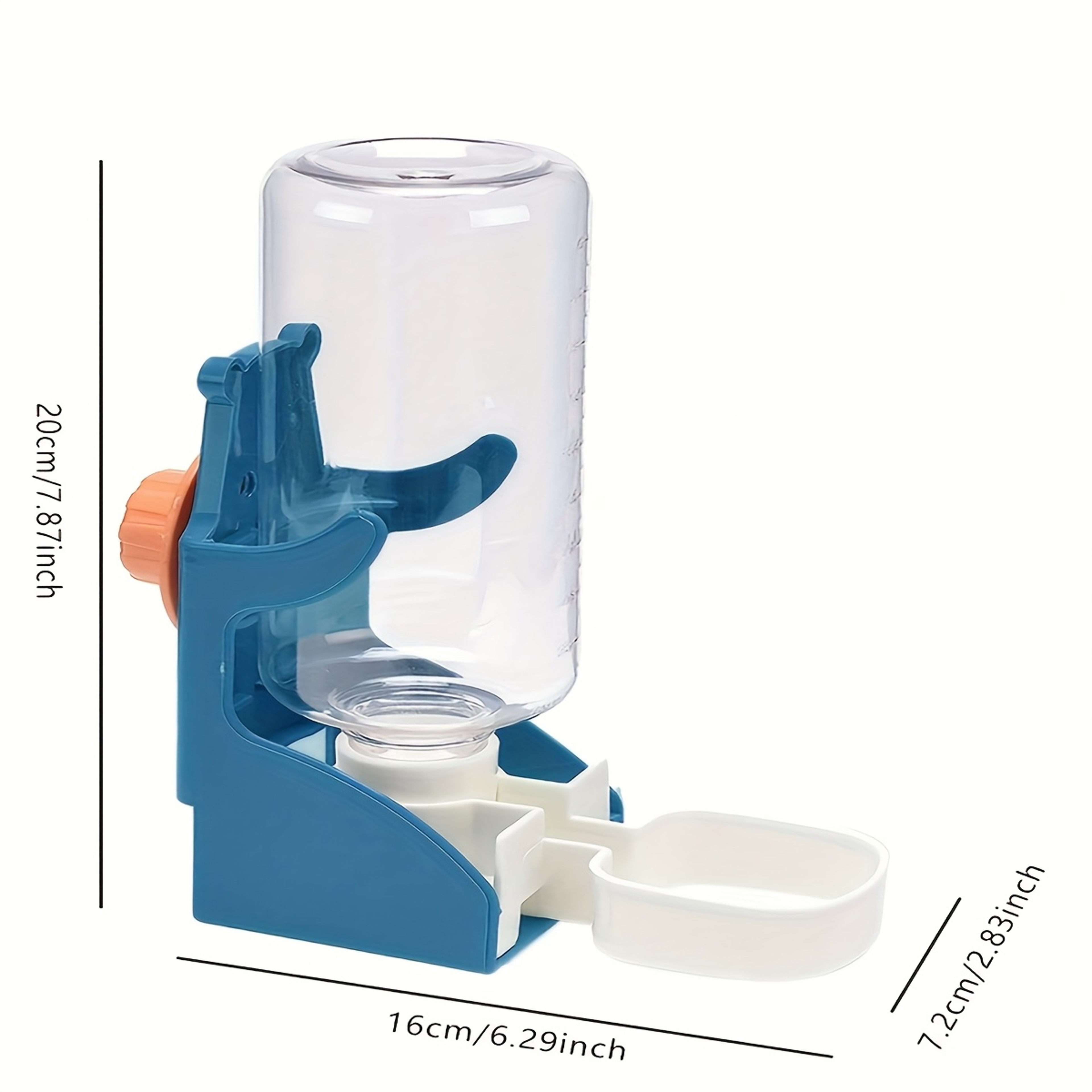 Automatic Bird Water Dispenser For Parrot Feeding Cage Transparent Parakeet Seed Container  Food Di 3