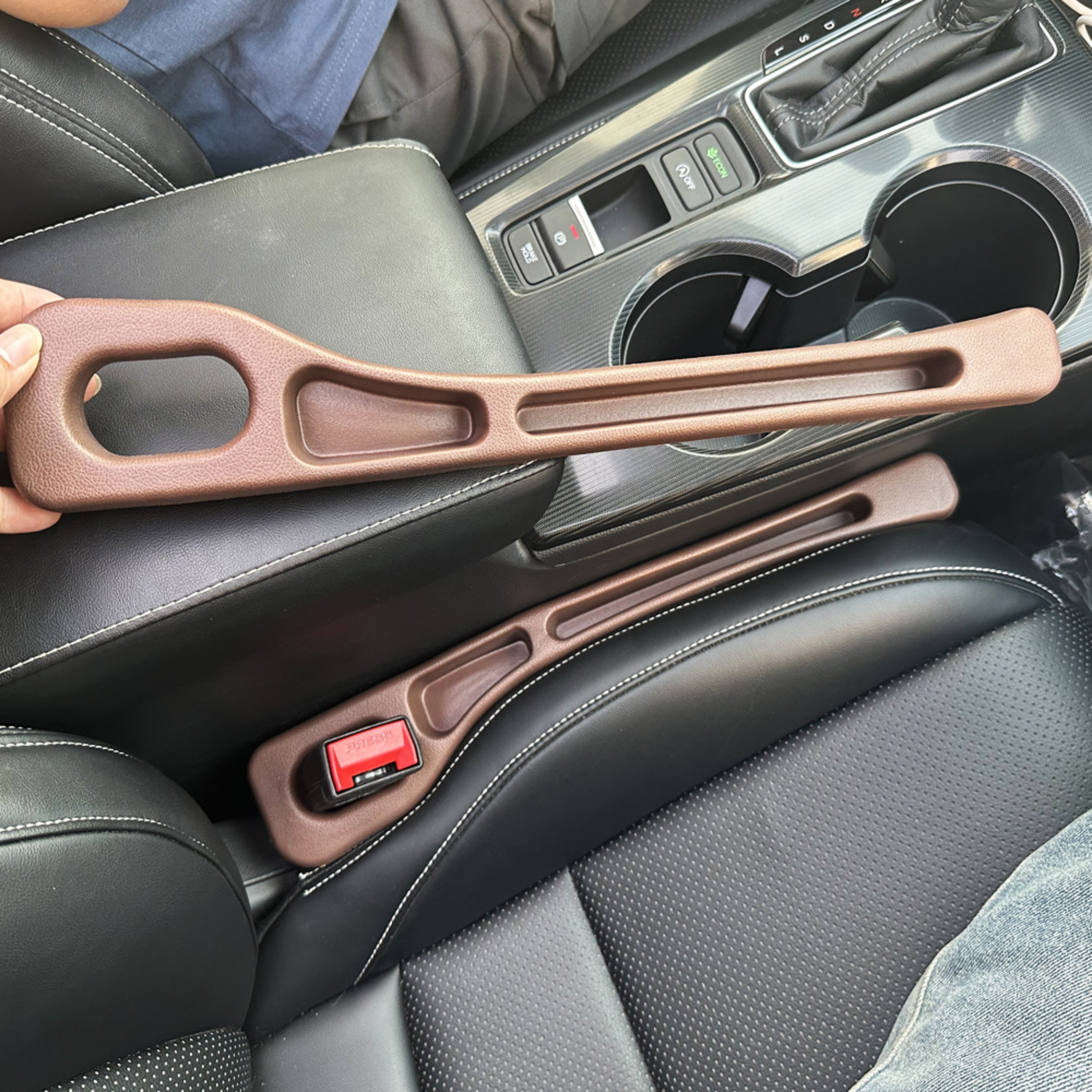 Car Seat Gap Filler Organizer Console Storage Box For Auto Interior Stylish Seat Crevice Storage So 7