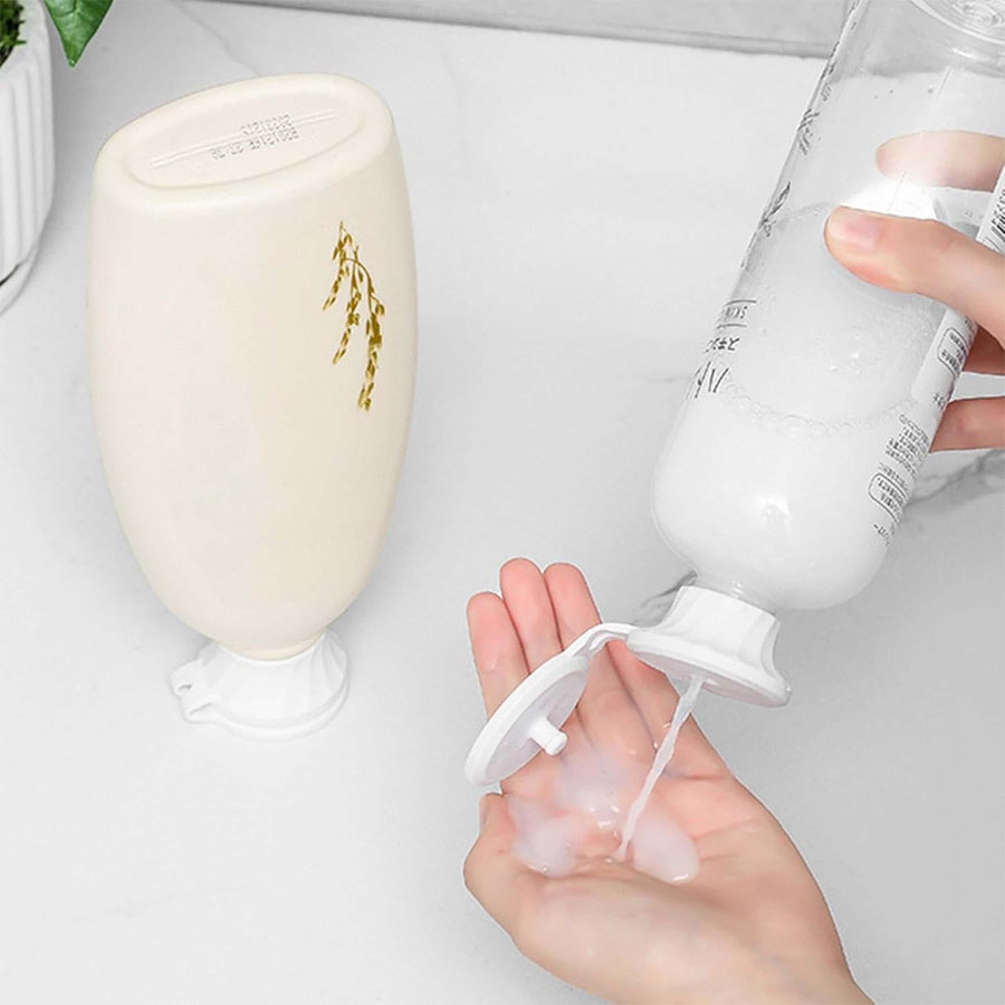 Bottle Emptying Caps  Transfer Connectors Inverted Caps For Flipping Bottles 1