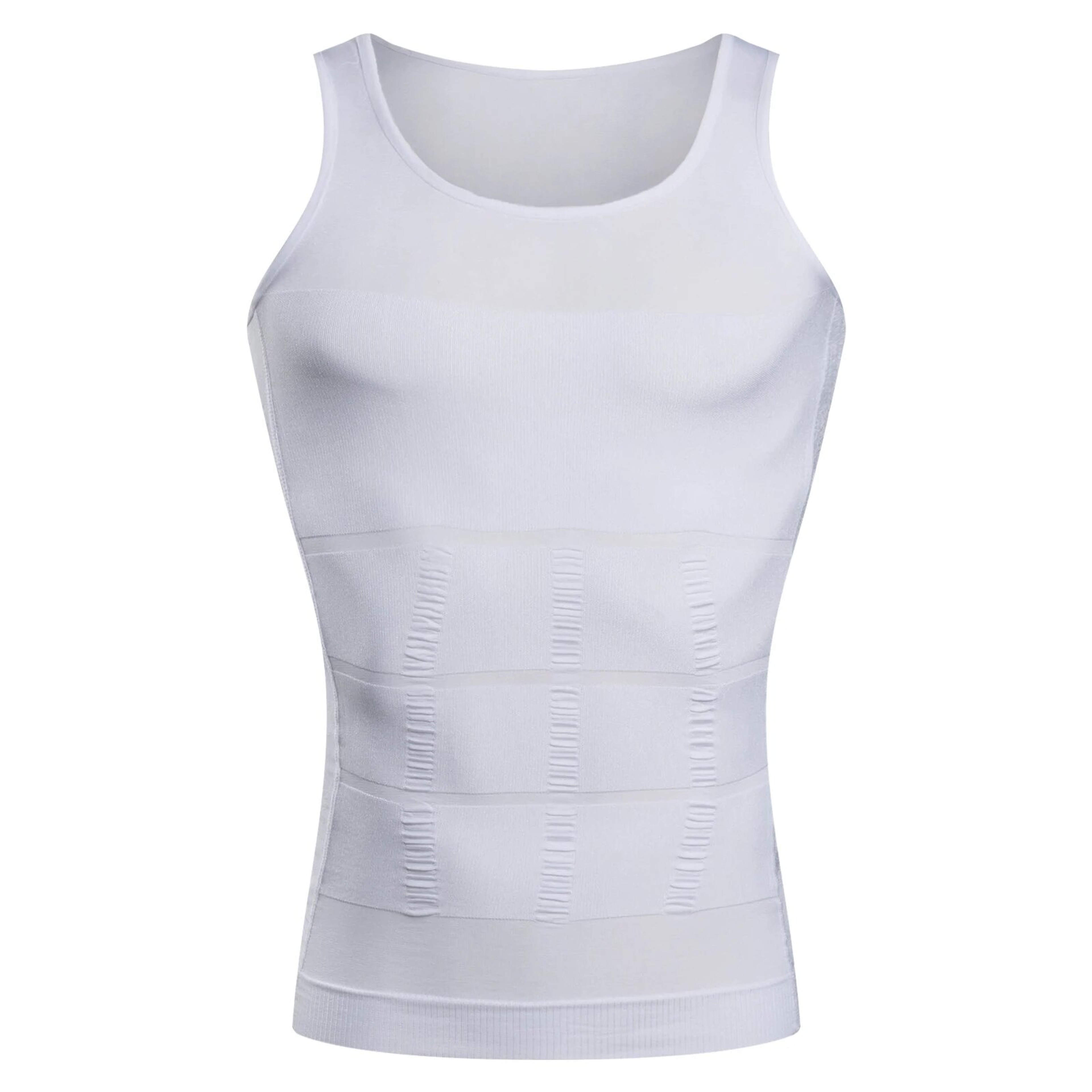 Mens Slimming Body Shaper Compression Vest Waist Trainer For Weight Loss  Belly Control 2