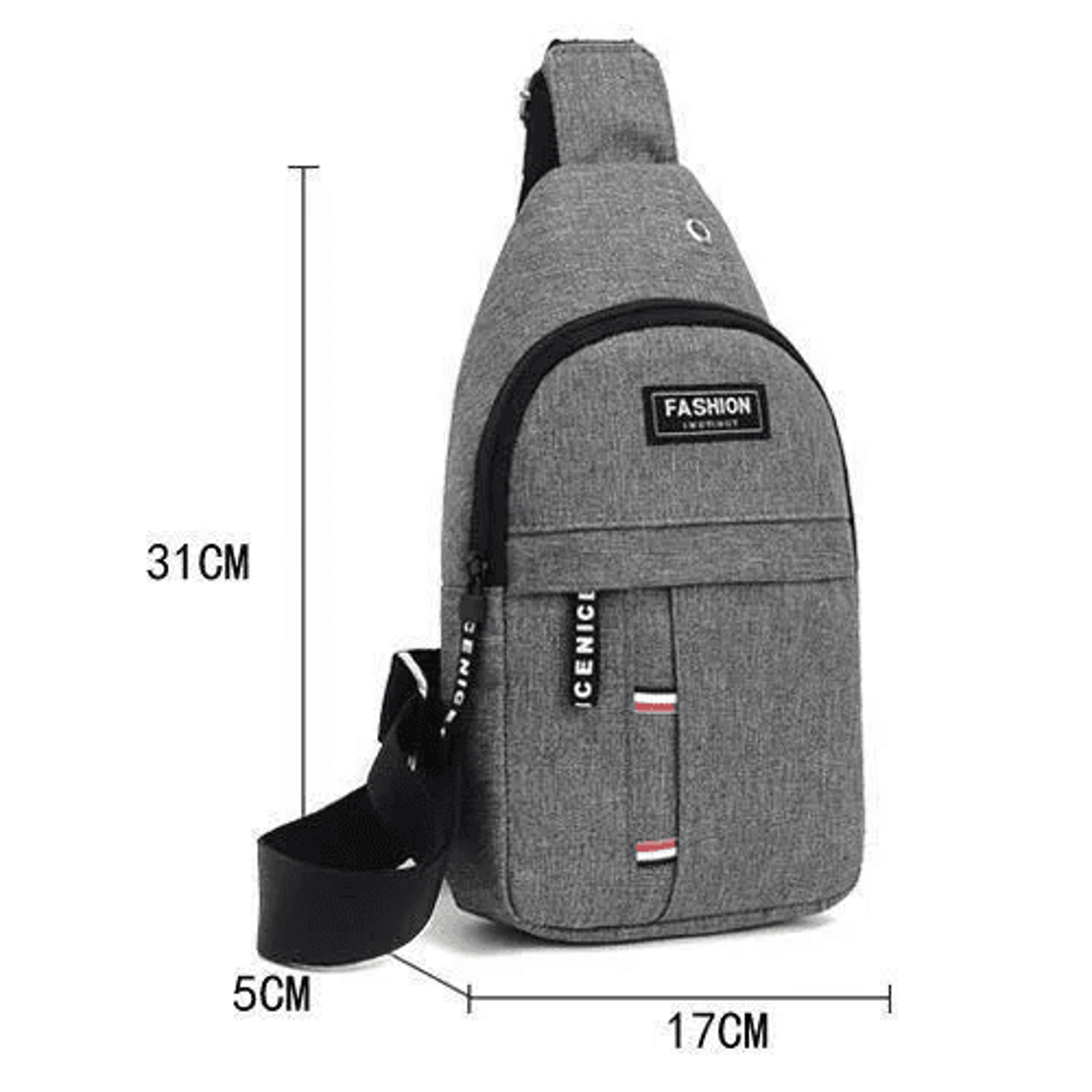 Mens Waterproof Large Capacity Fanny Pack Adjustable Strap For Outdoor Activities Travel Running