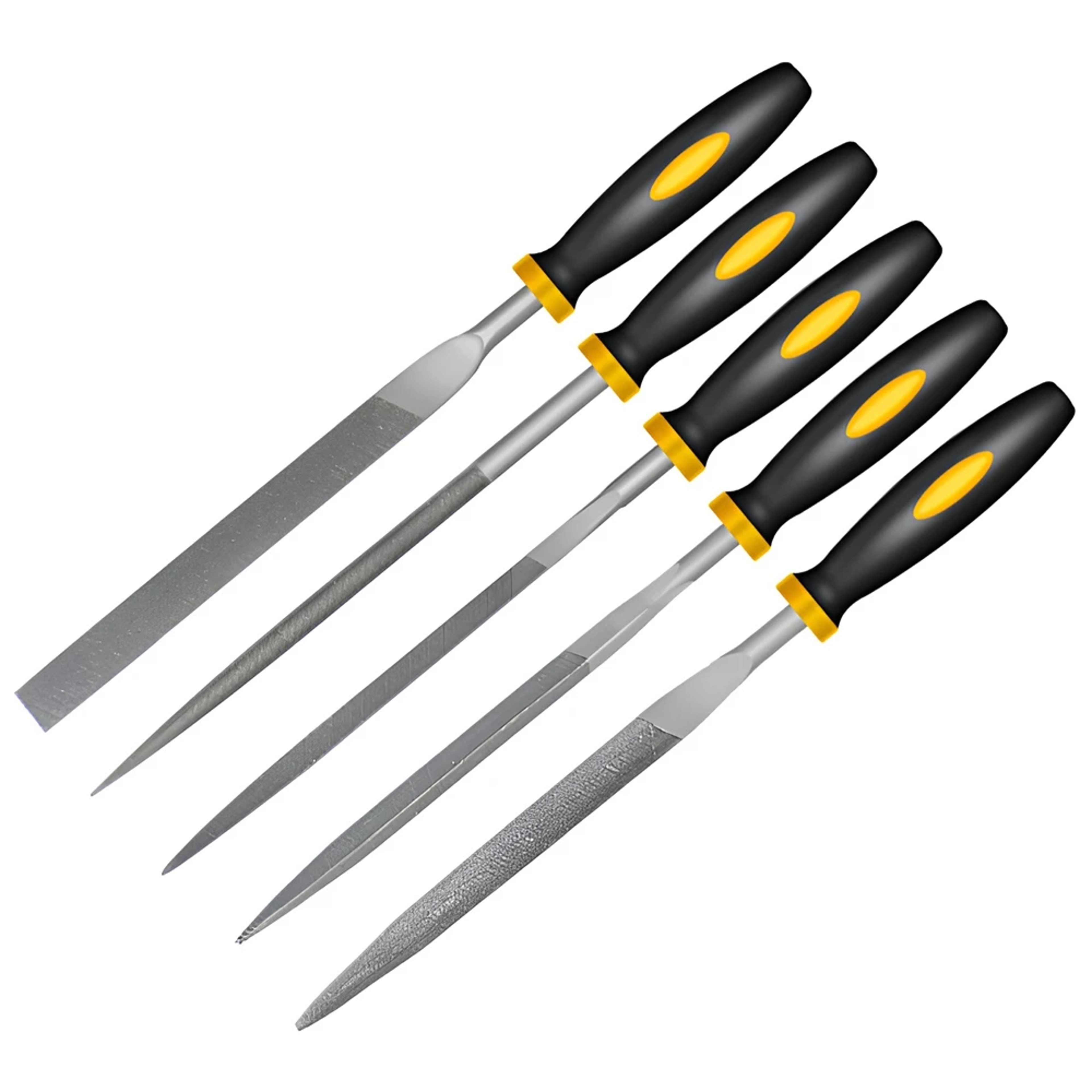 Precision Alloy Steel File Set Round Half Round Flat Square  Triangular Files For Woodworking  Meta 0