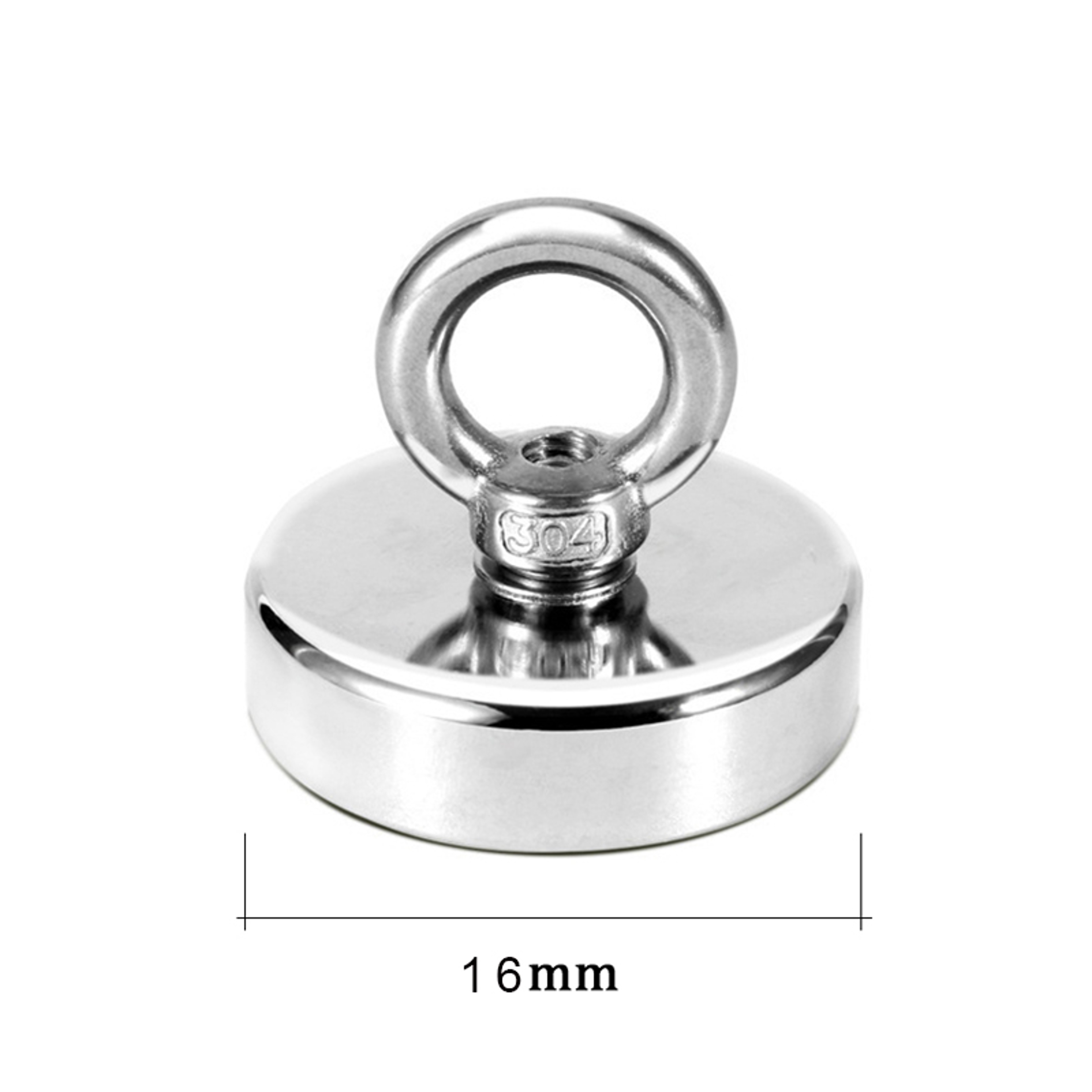Super Strong Neodymium Fishing Magnet With Eyebolt For Salvage And Magnetic Fishing Heavy Duty Hook 4