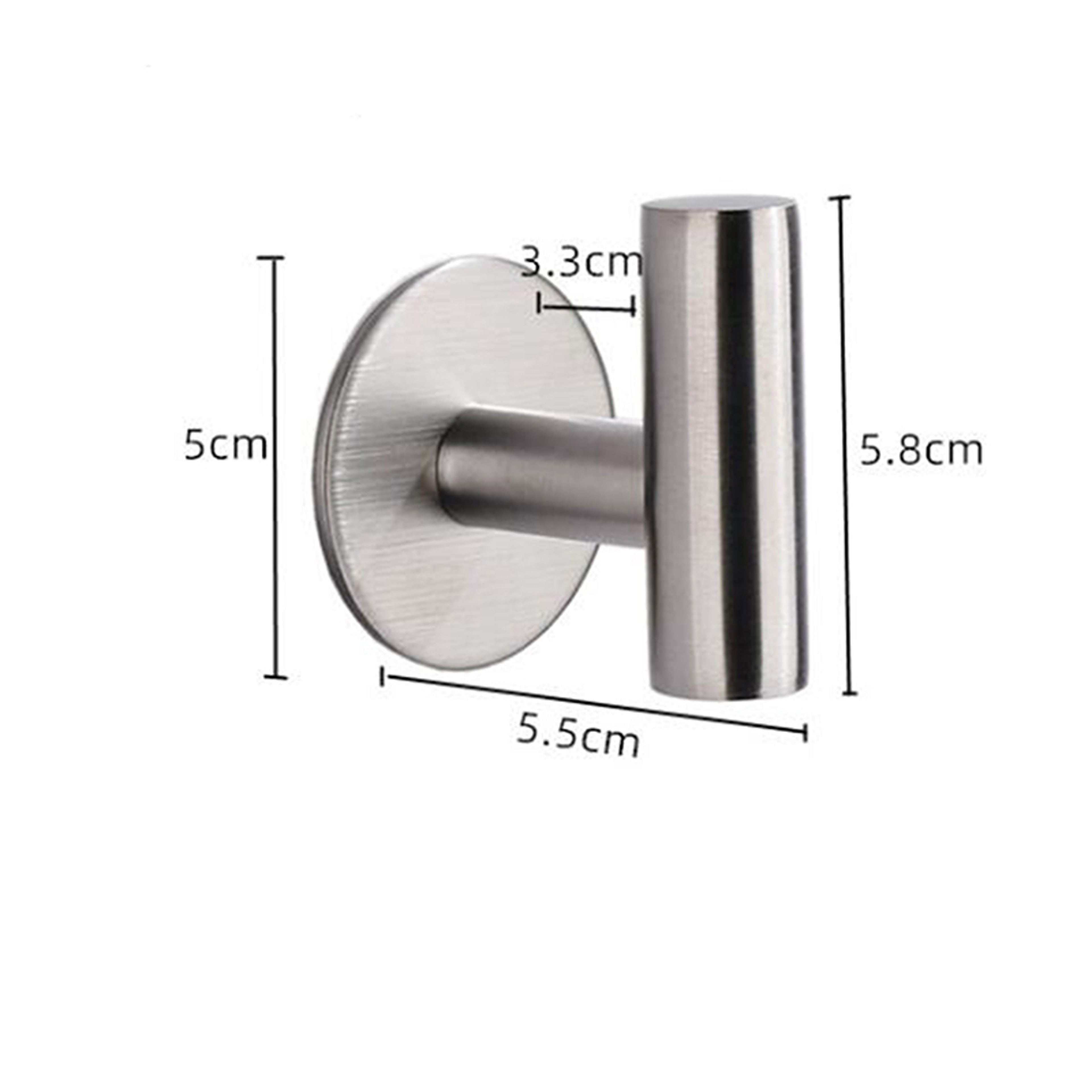 Stainless Steel Bathroom Hardware Set Towel Rack Toilet Paper Holder  Hook Accessories 4