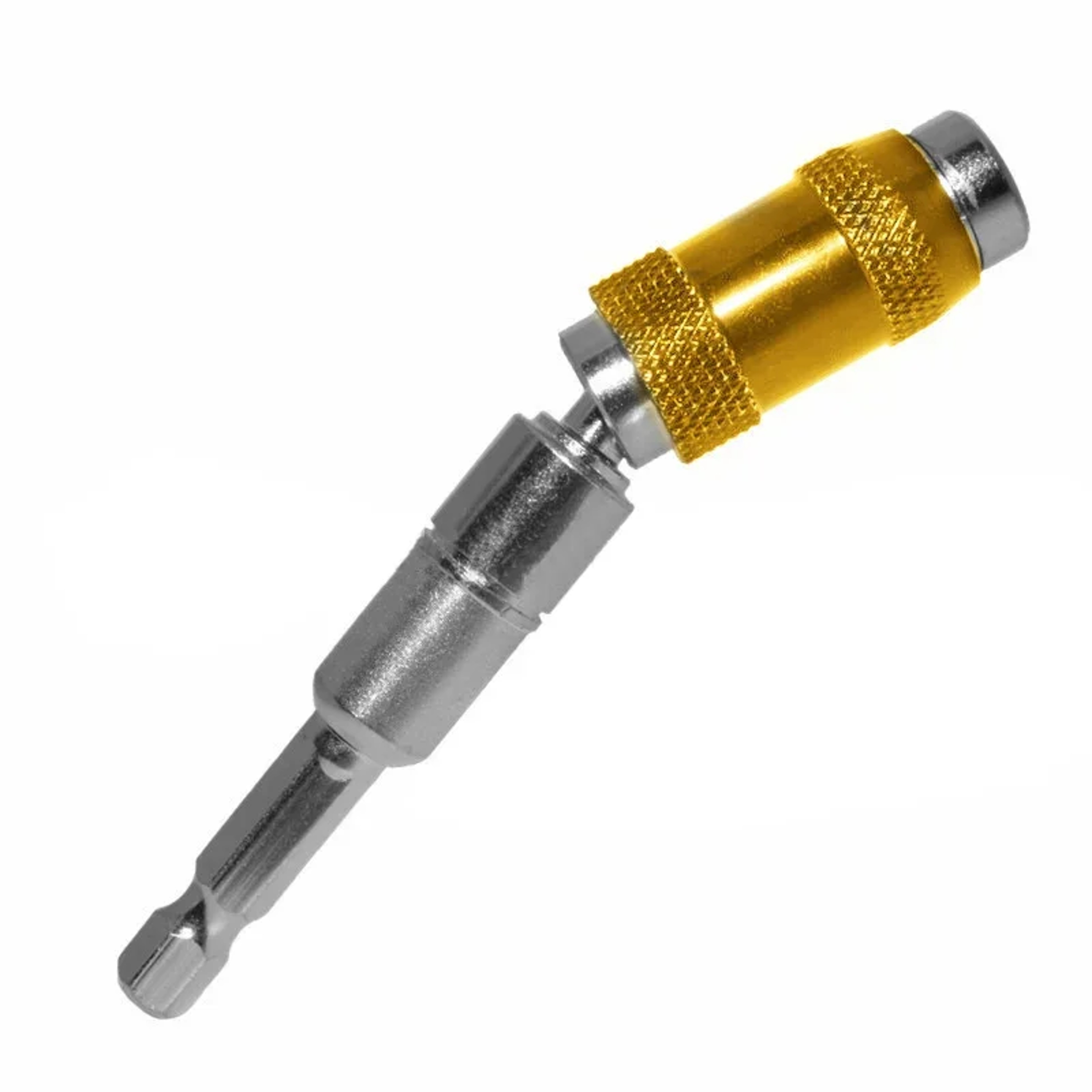 Magnetic Pivot Drill Bit Holder With Quick Release Hex Extension For Tight Spaces 5