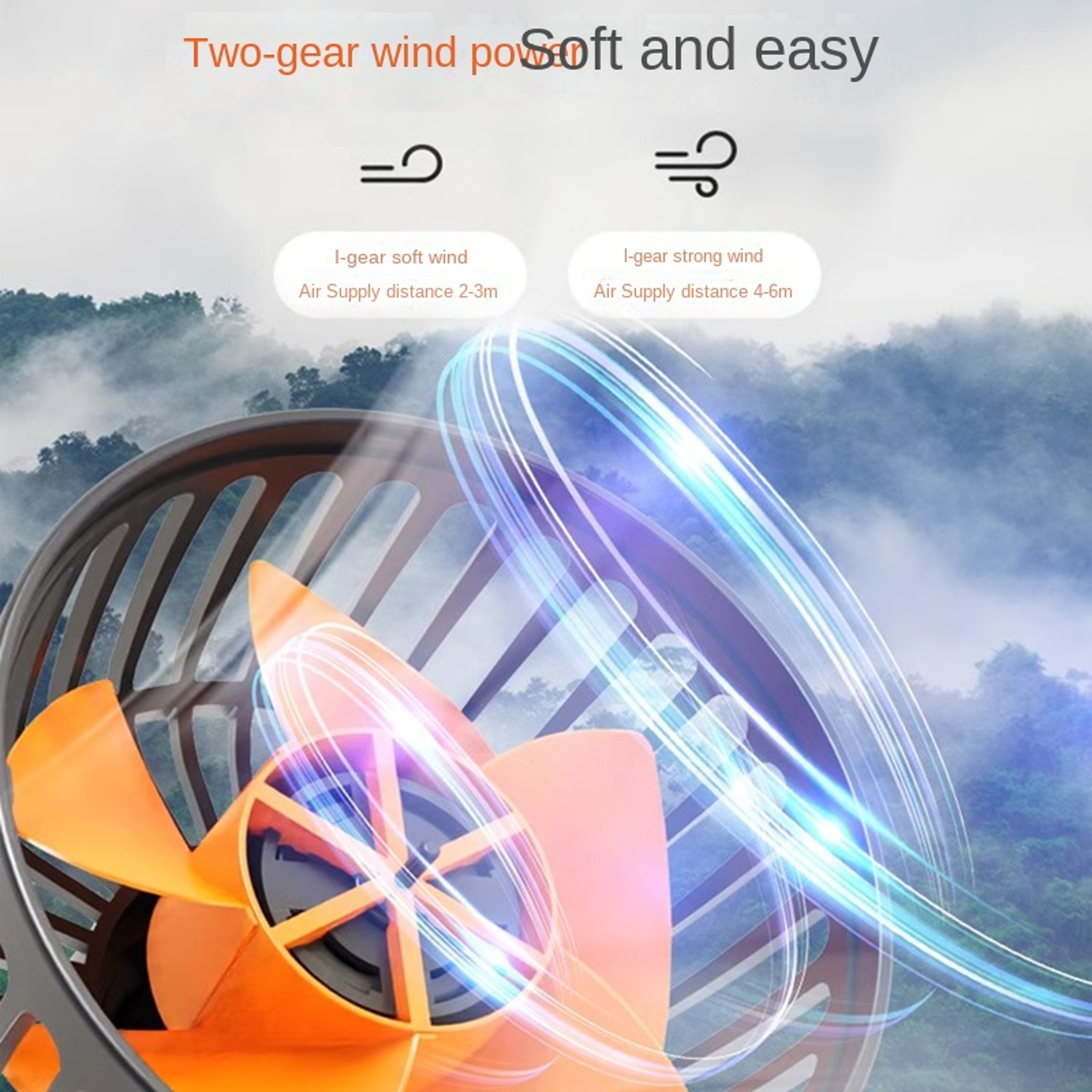 Adjustable Dual Head Car Fan USB  Cigarette Lighter Powered Speed Auto Cooling Fan For Cars Home  O 8