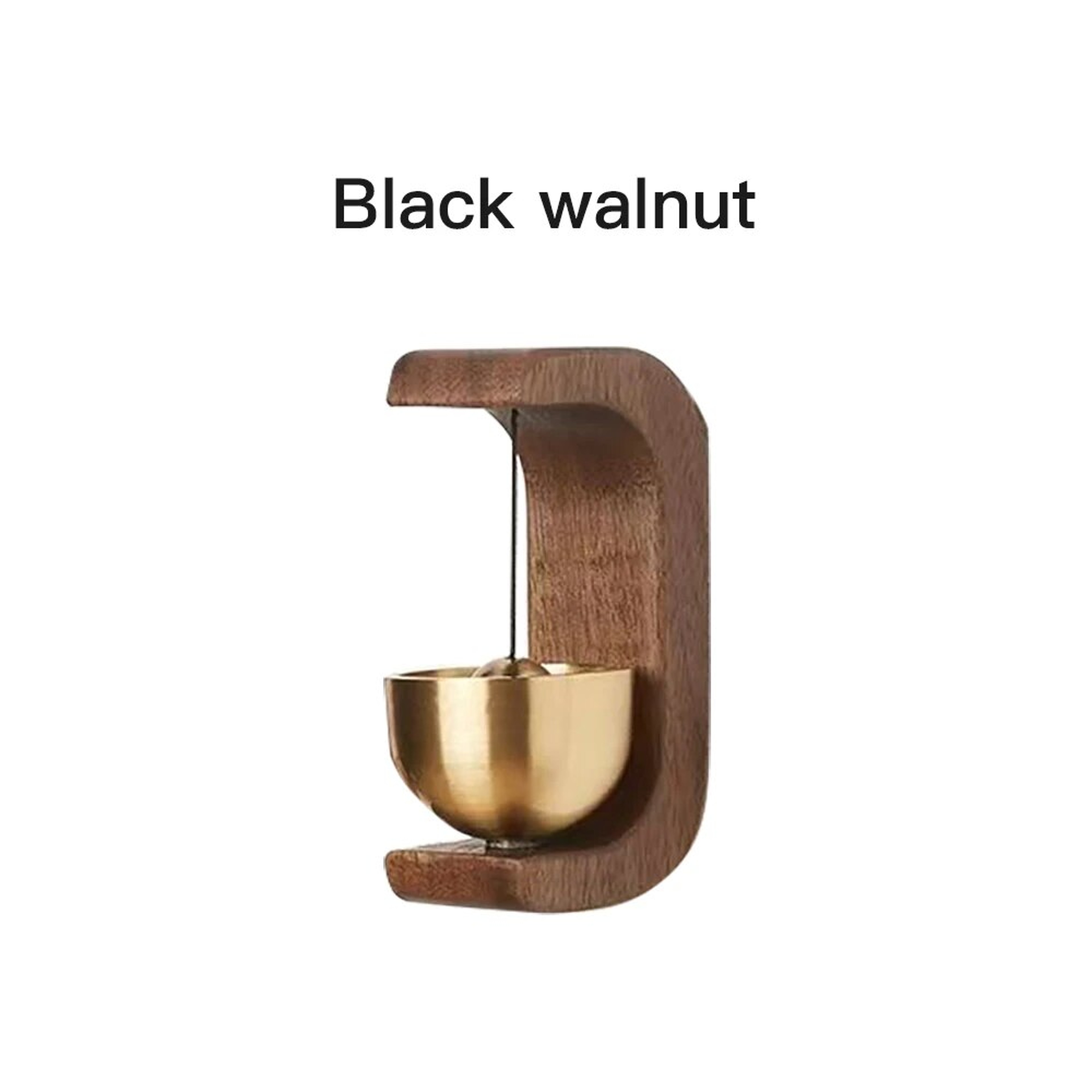 Magnetic Dopamine Wind Bell Handcrafted Copper & Beech Door Reminder – view 2