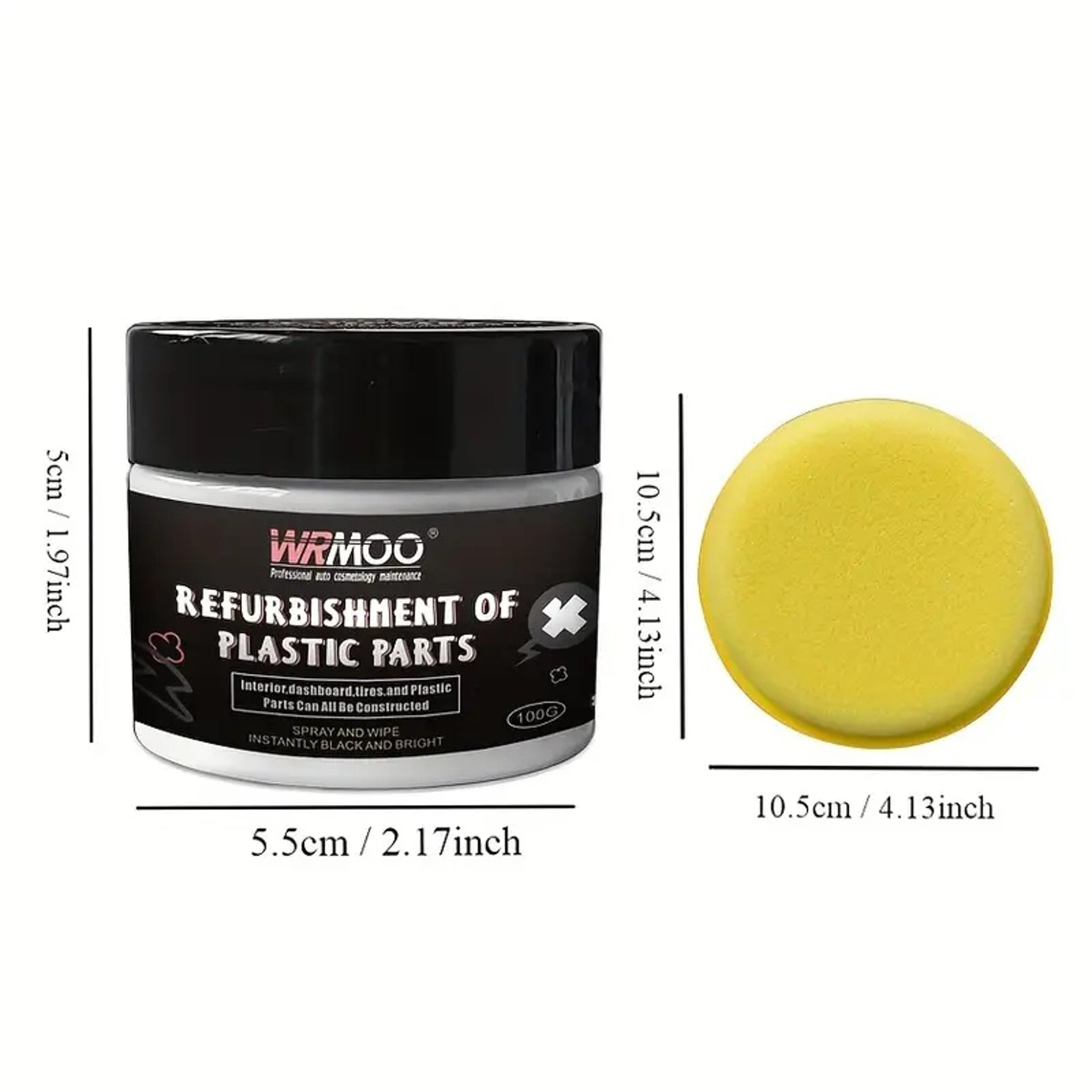 Car Plastic Restorer Back To Black Gloss Polish  Leather Cleaner For Auto Plastic Leather And More 6