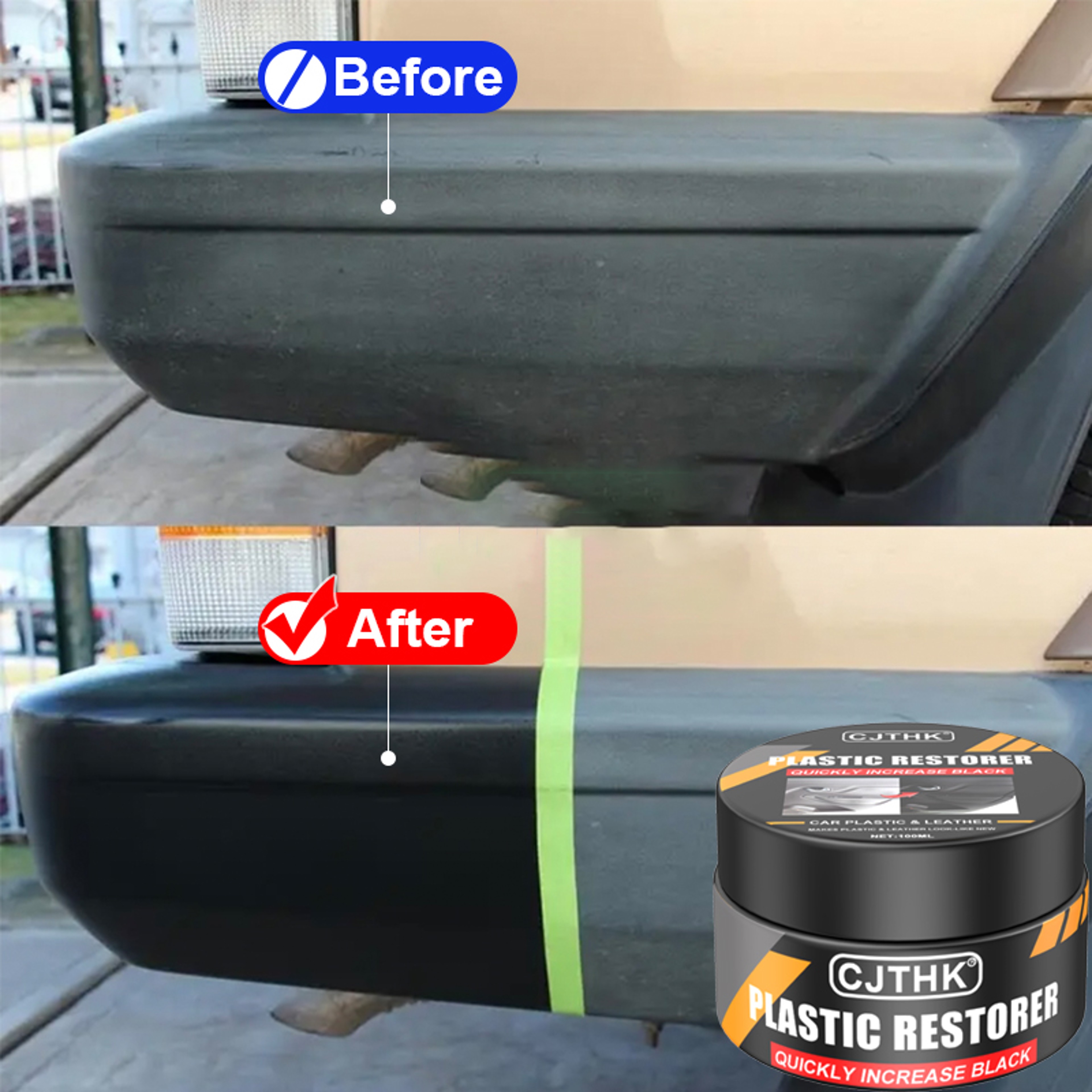 Car Plastic Restorer Crystal Clear Auto Interior Leather  Panel Renewal Wax Coating Agent Back To B 7