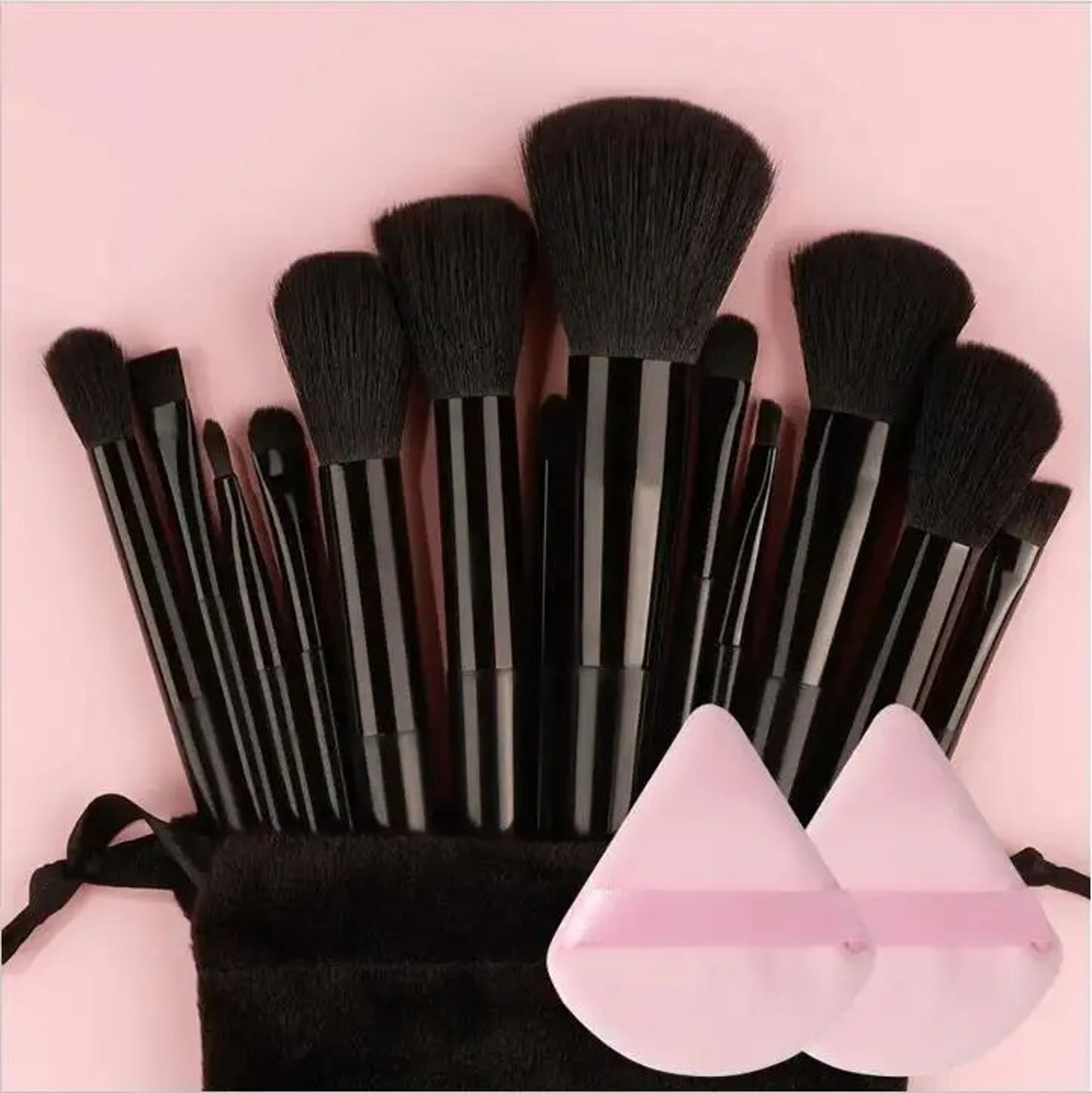 Soft Fluffy Makeup Brush Set Premium Kabuki  Blending Brushes For Flawless Foundation Powder And Ey 9