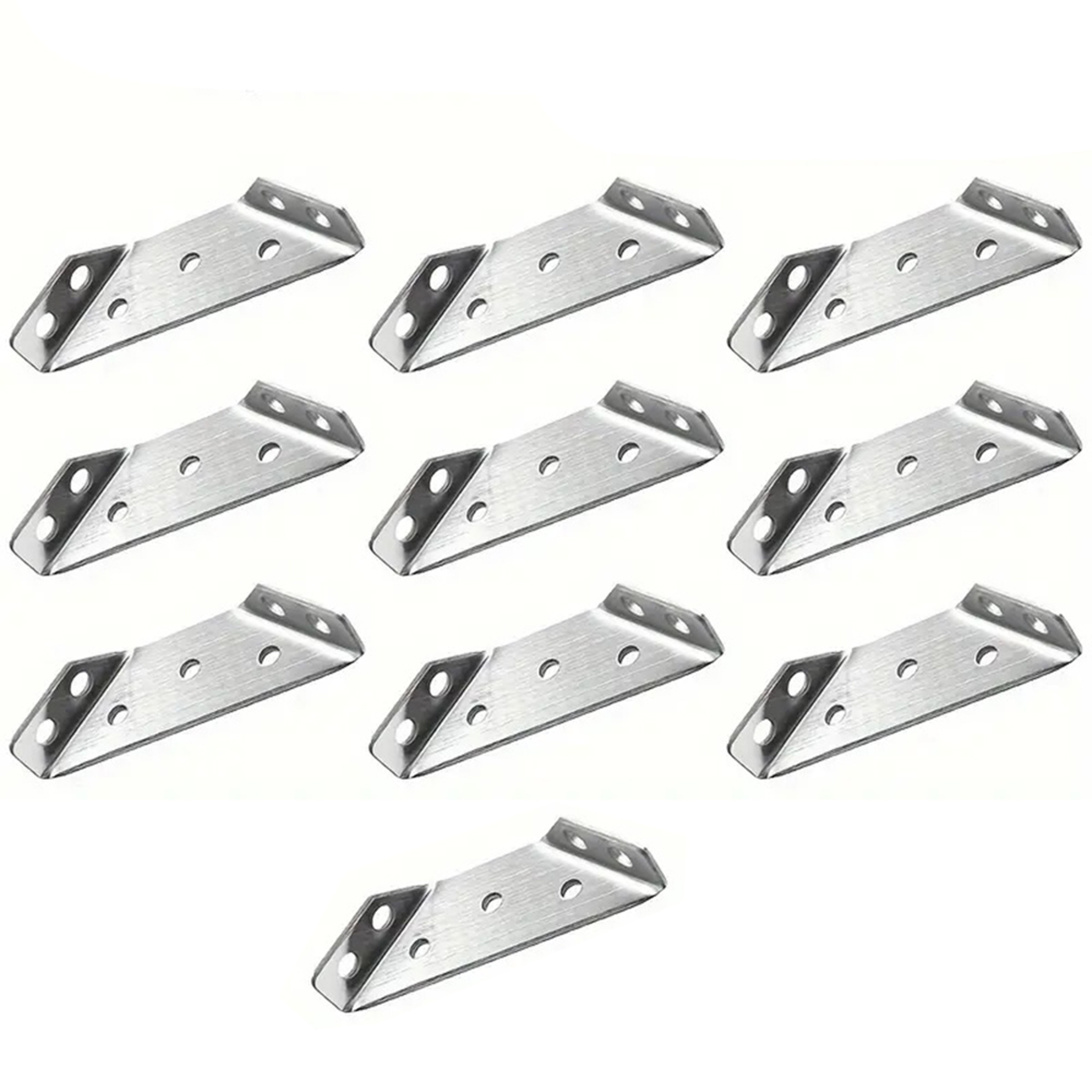 Thickened Stainless Steel Angle Bracket Heavy Duty Corner Fixer For Cabinets  Furniture Support 0