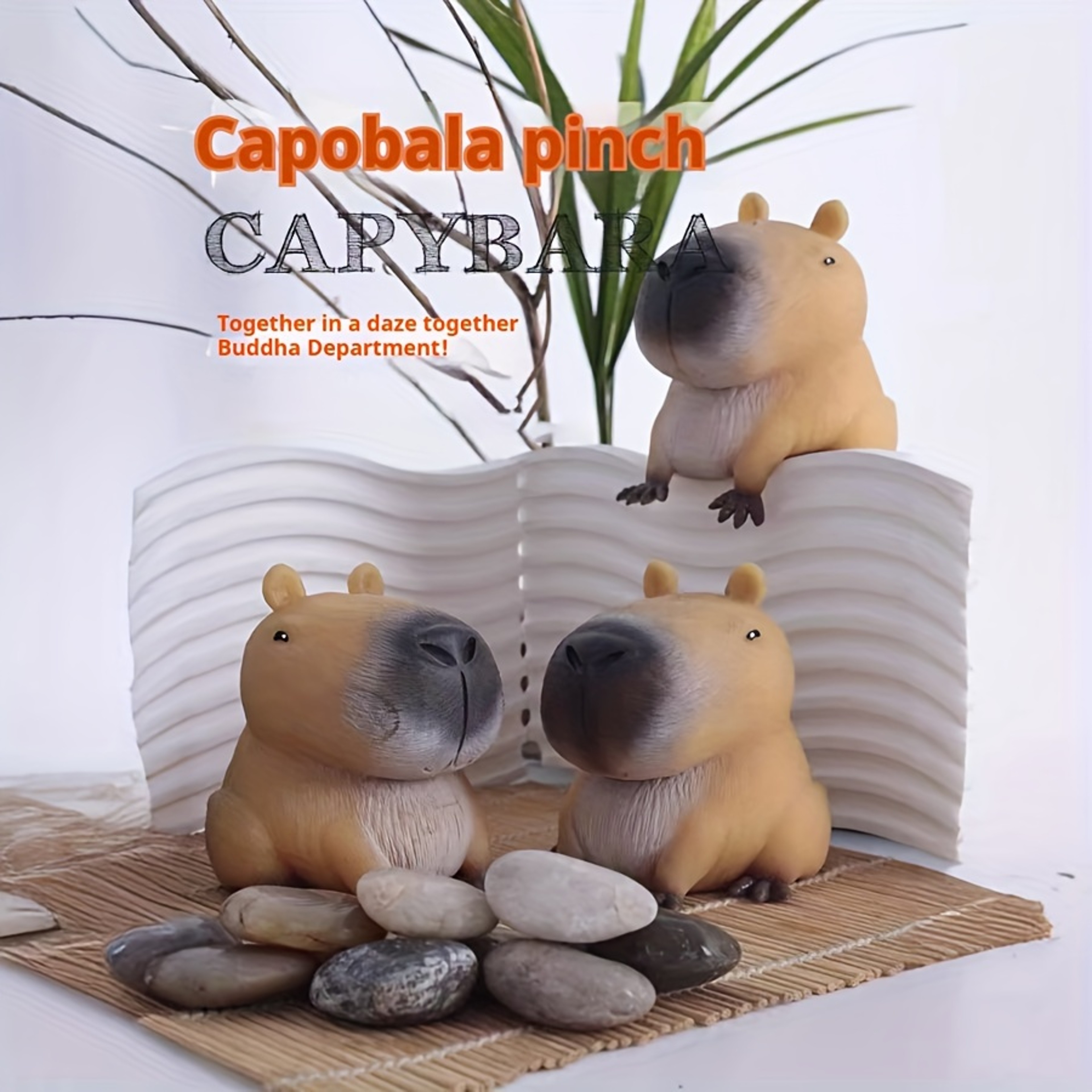 Capybara Relax Squeeze Toy Quick Rebound Durable TPR Material Fun Animal Design For Stress Relief 1
