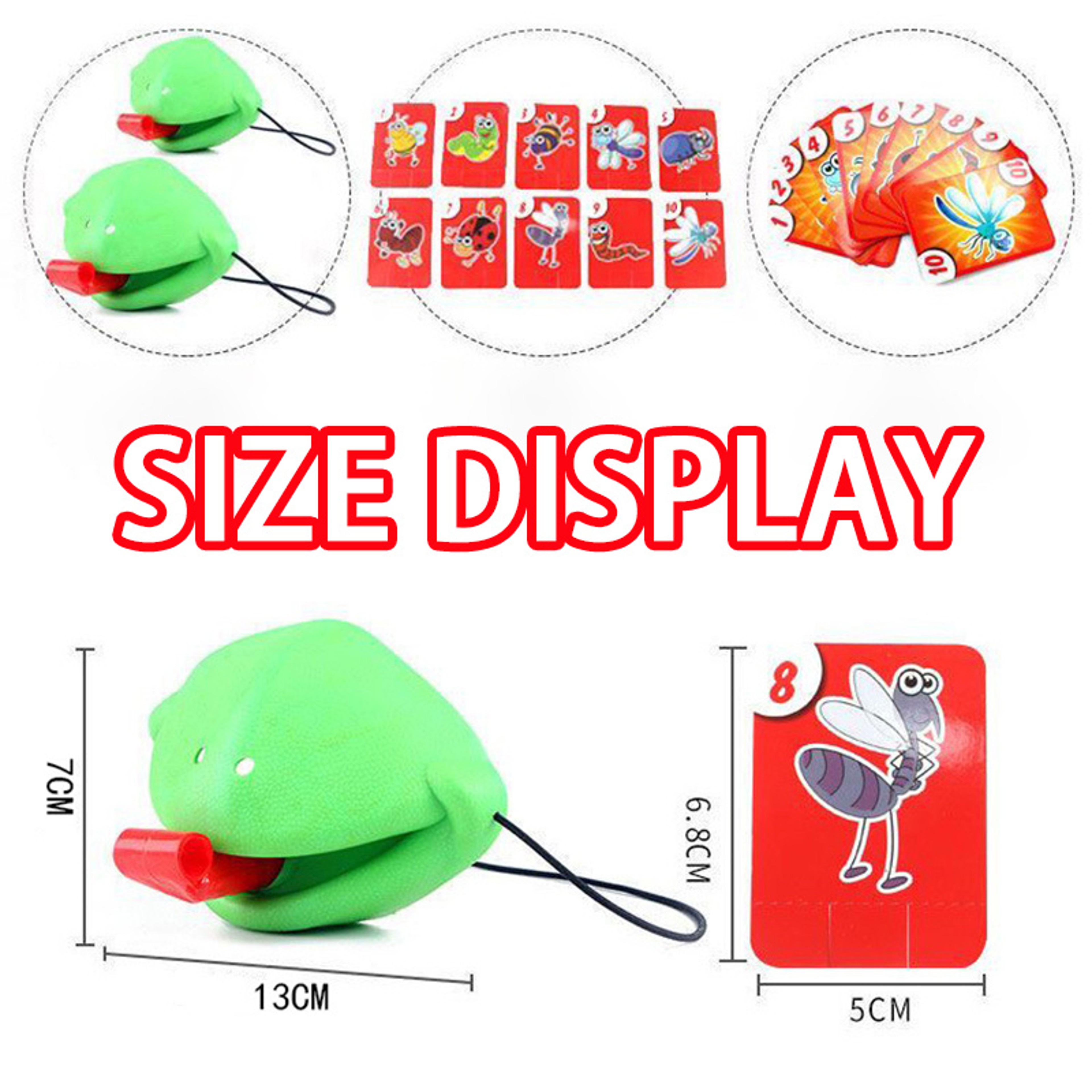 Frog Lizard Mask With Wagging Tongue Fun Lick Card Board Game For Family  Kids 6