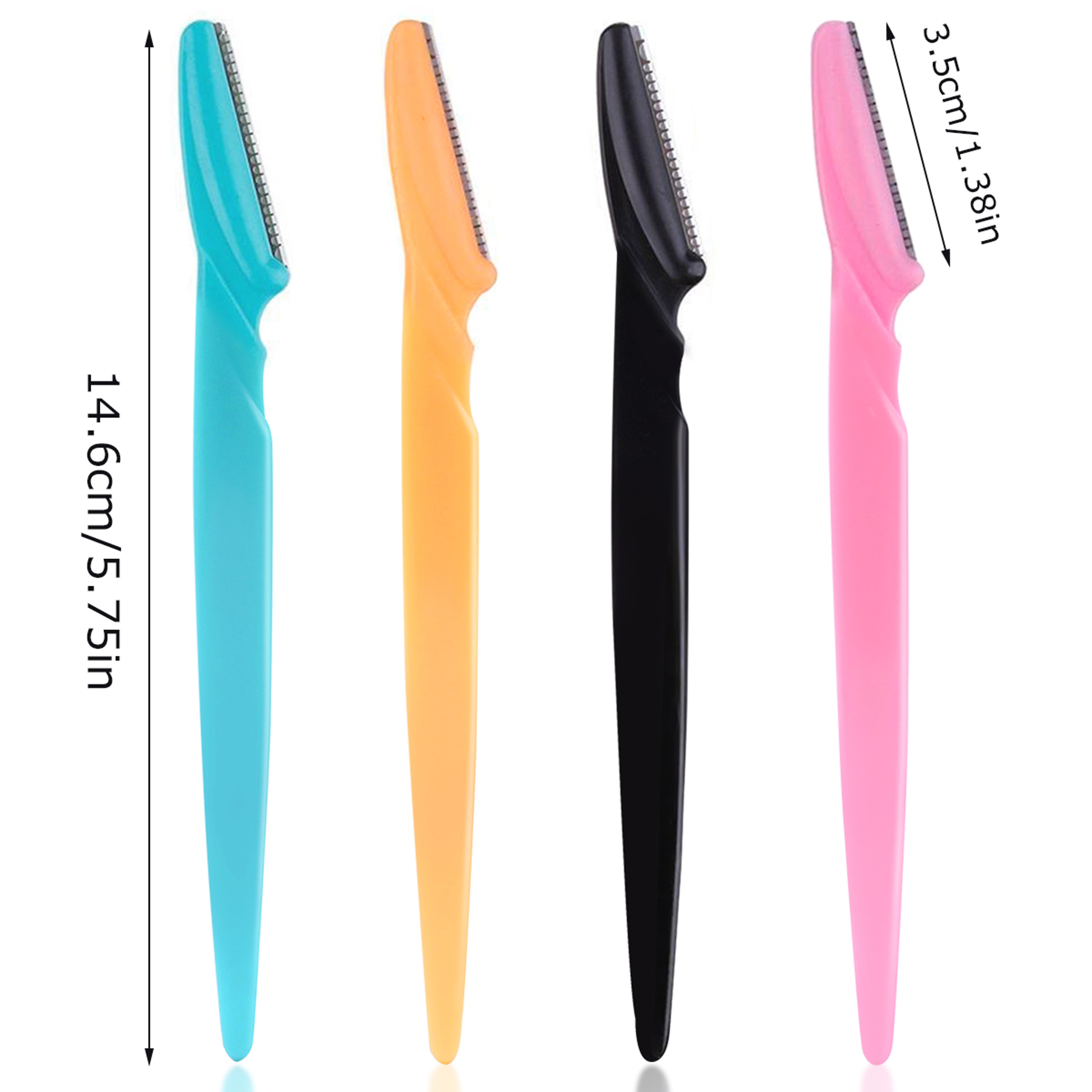 Eyebrow Razor Set With Safe Blades  Storage Case Precision Trimmers For Facial Hair Removal 4