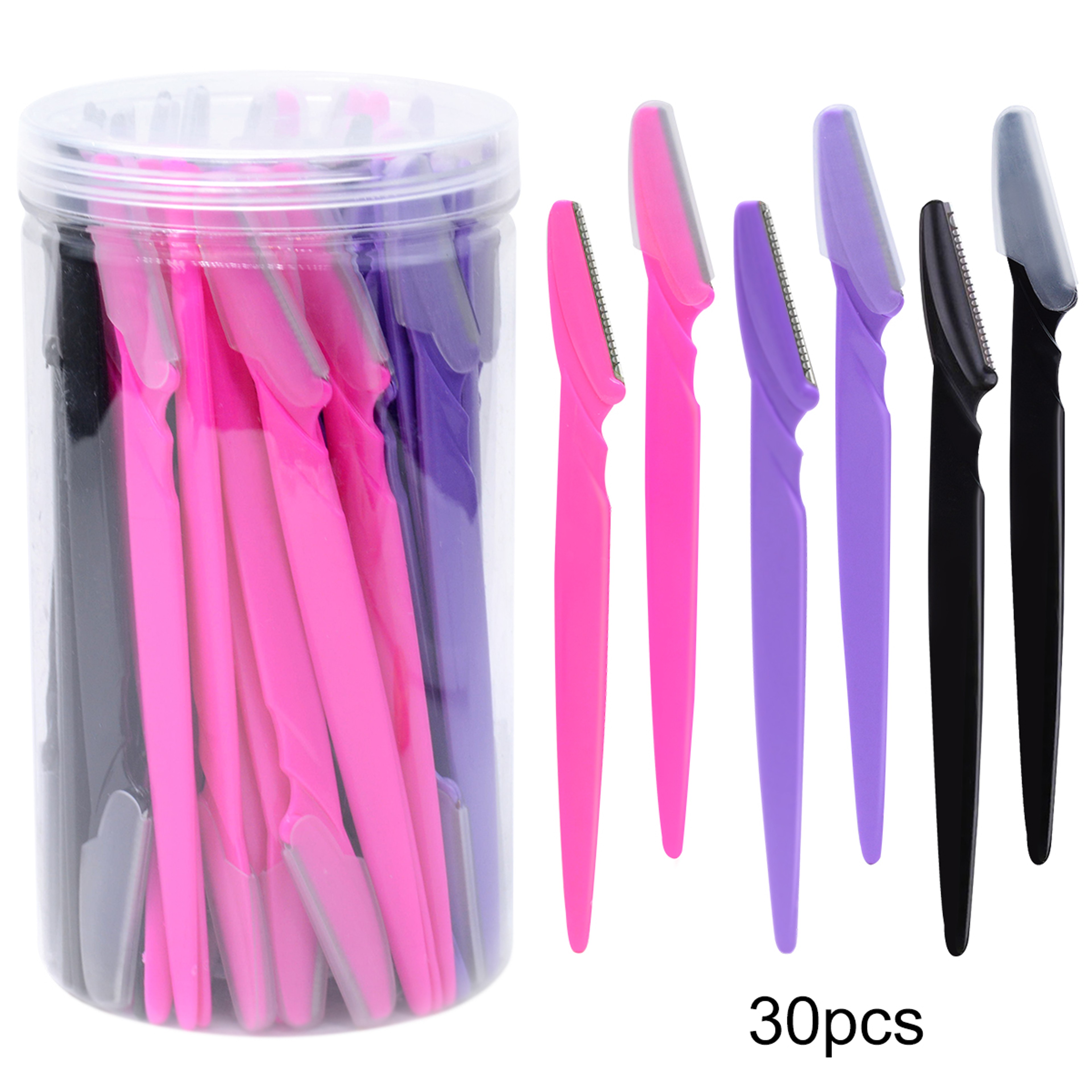 Eyebrow Razor Set With Safe Blades  Storage Case Precision Trimmers For Facial Hair Removal 5