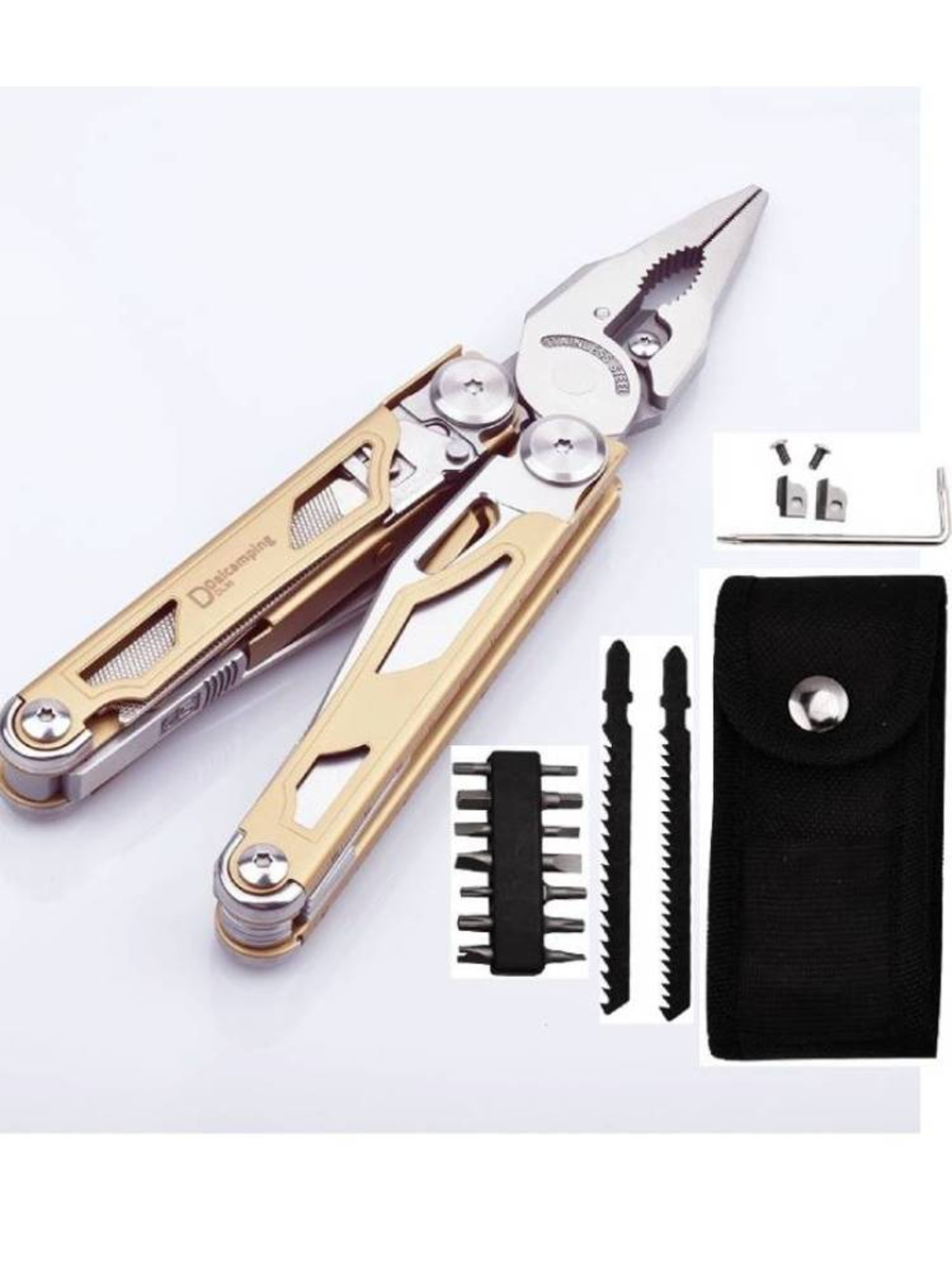 Multifunctional Folding Knife  Scissor EDC Multi Tool For Survival  DIY Tasks 4
