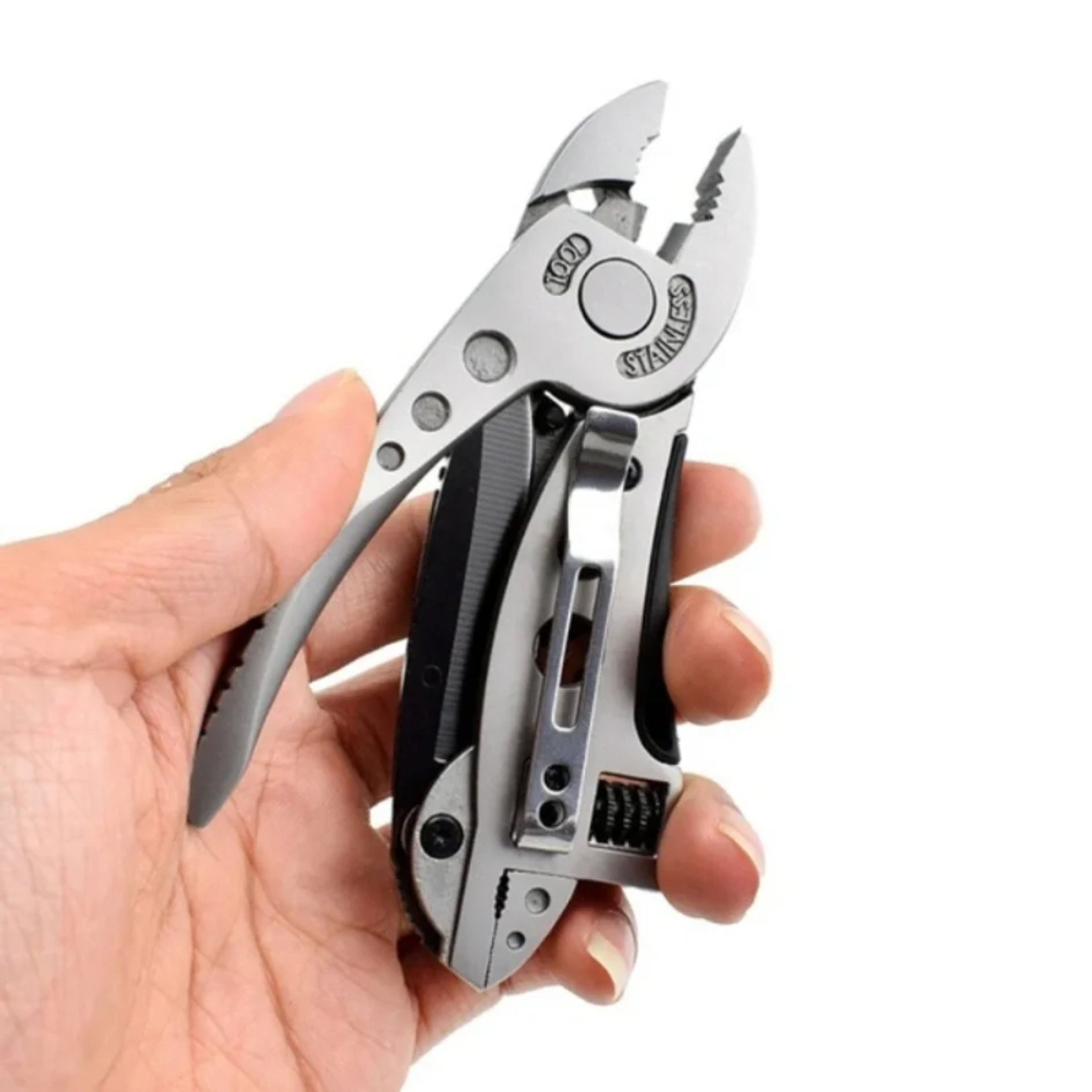 Multi Tool Survival Knife Set Adjustable Wrench Knife Pliers Wire Cutter For Emergency And Outdoor  1