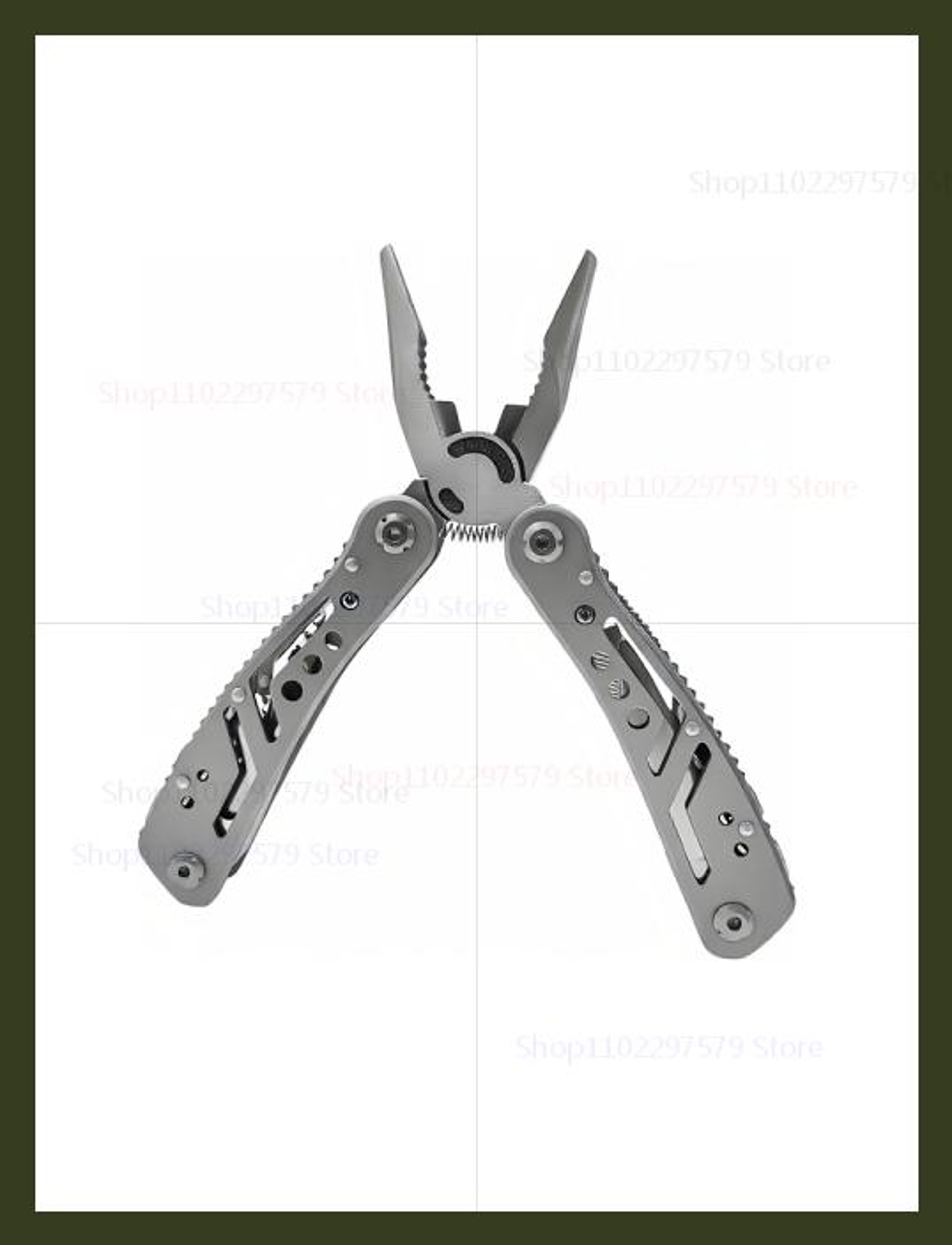 Multi Tool Pocket Knife Pliers Compact Survival Tool For Camping Hiking  Emergency Situations Foldi 6