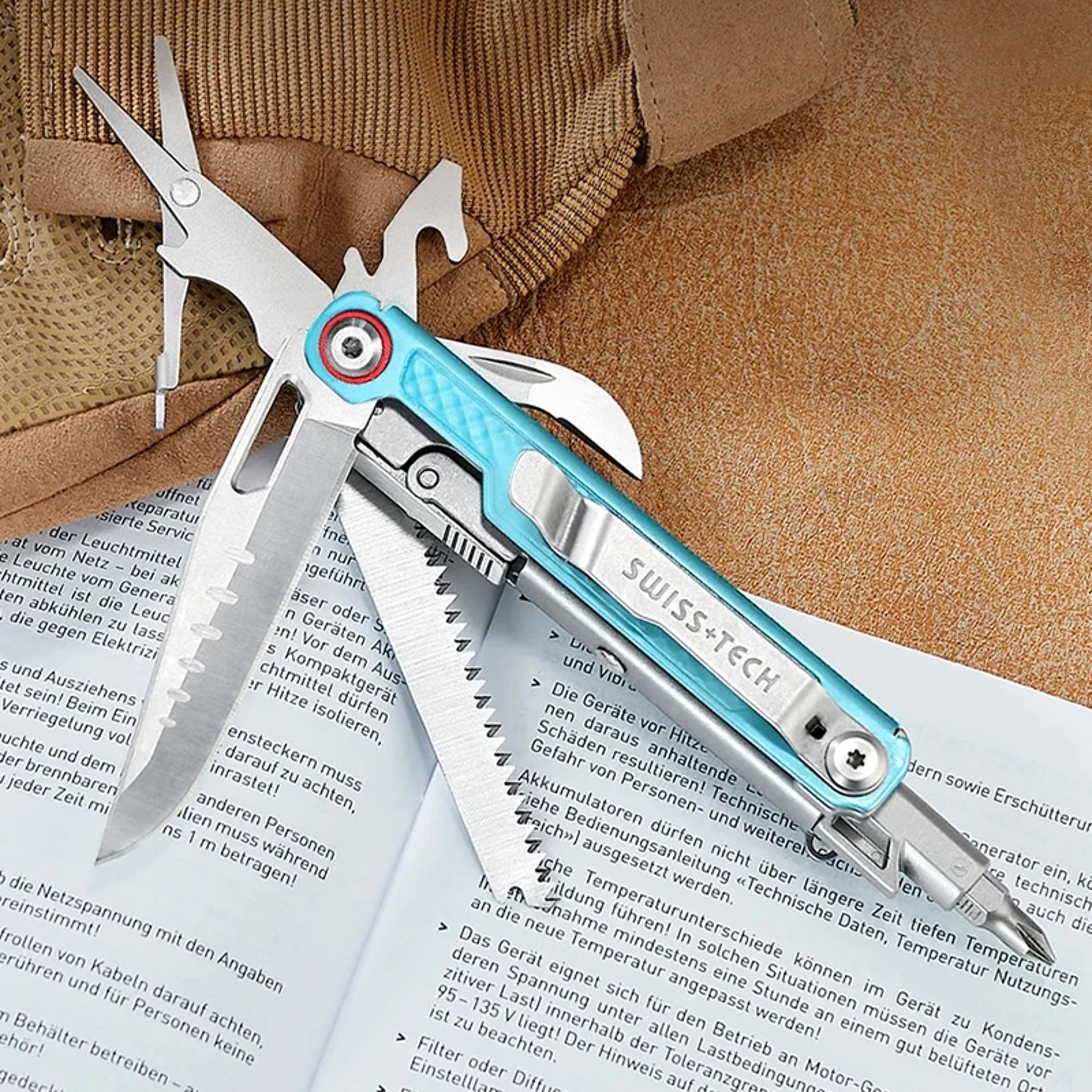 Mini Multitool Knife With Clip EDC Outdoor Survival Tool 0