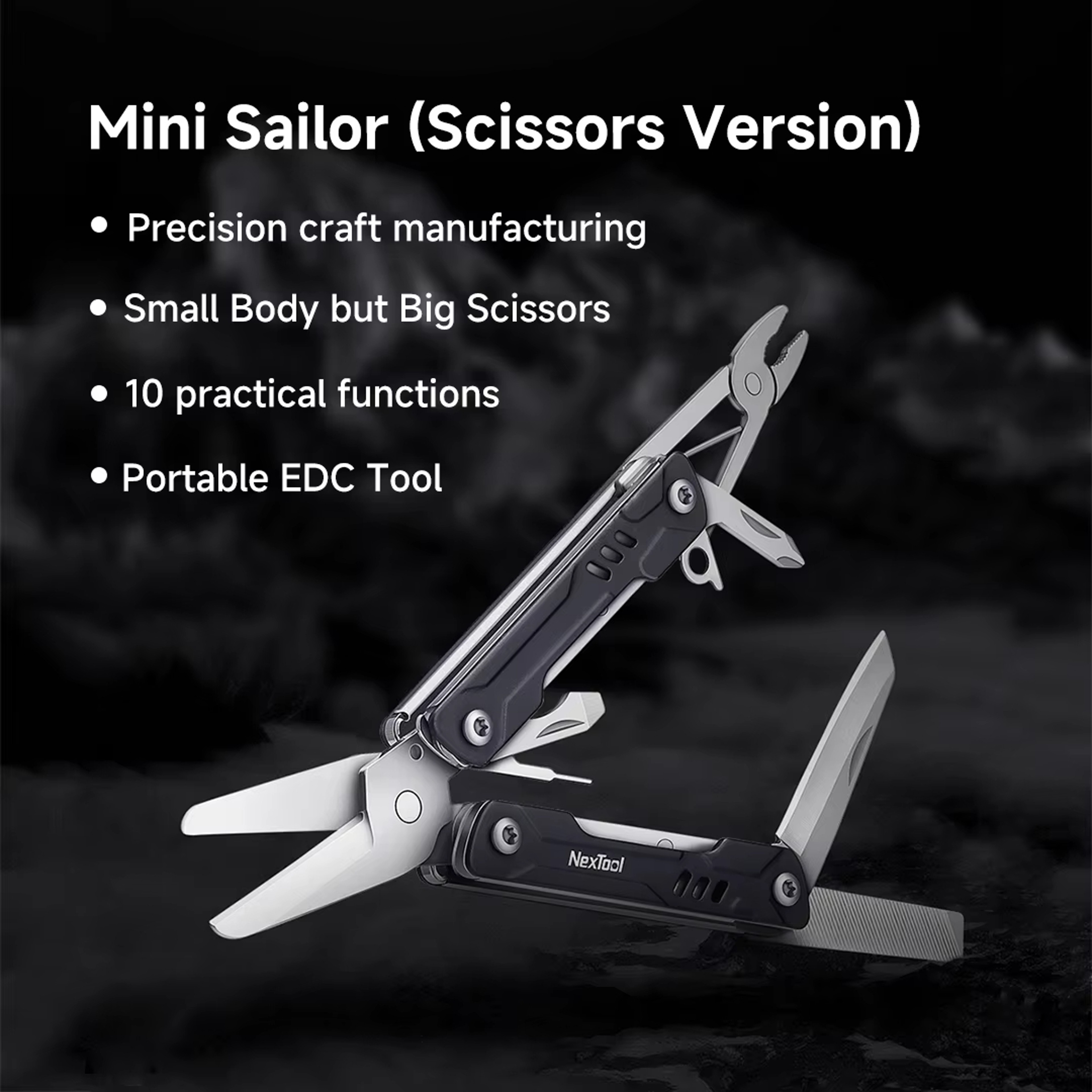 Mini Sailor EDC Multitool Pocket Knife Scissors Pliers 6