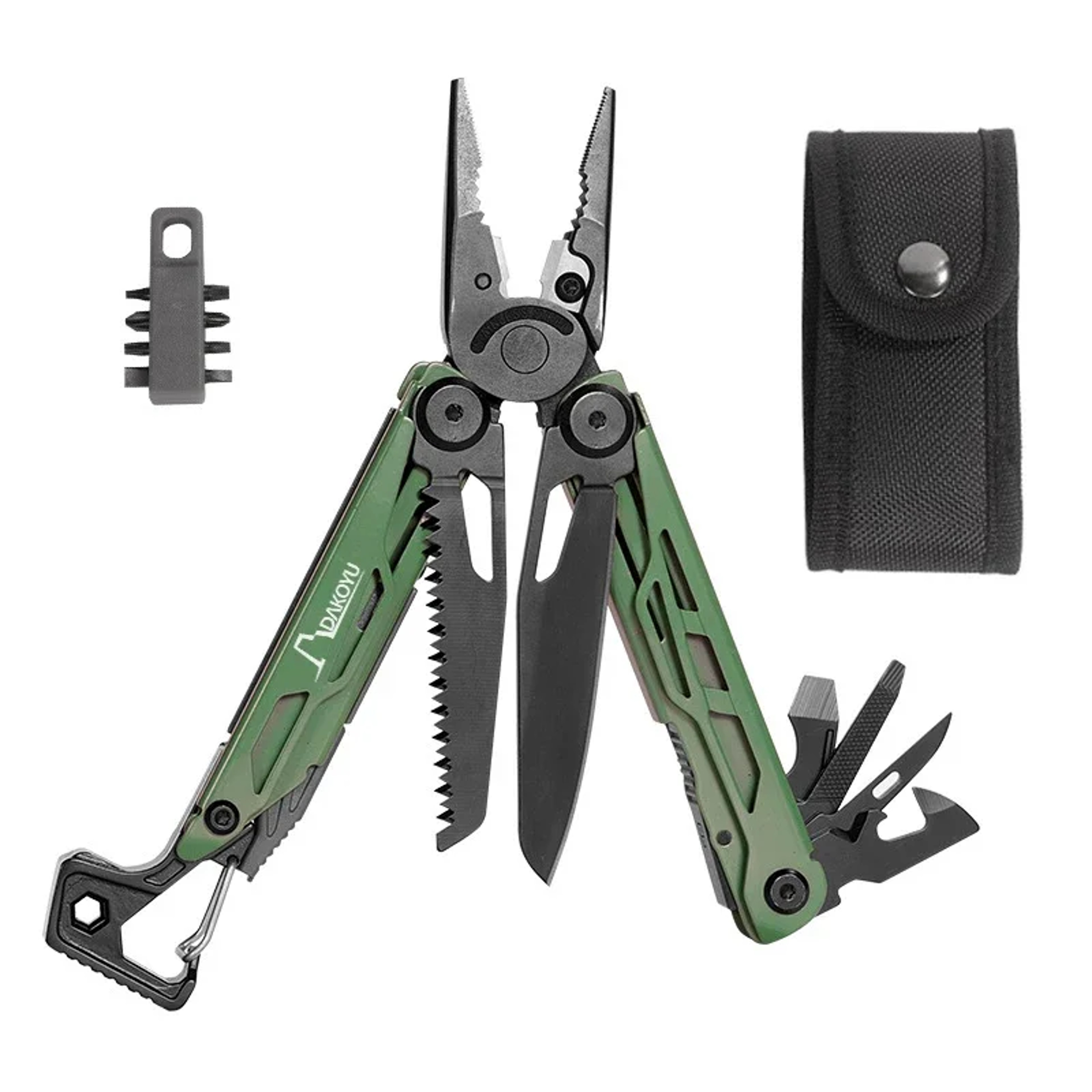 Compact Multitool Camping Pliers With Emergency Whistle Versatile Outdoor Tool For Hiking  Camping 4