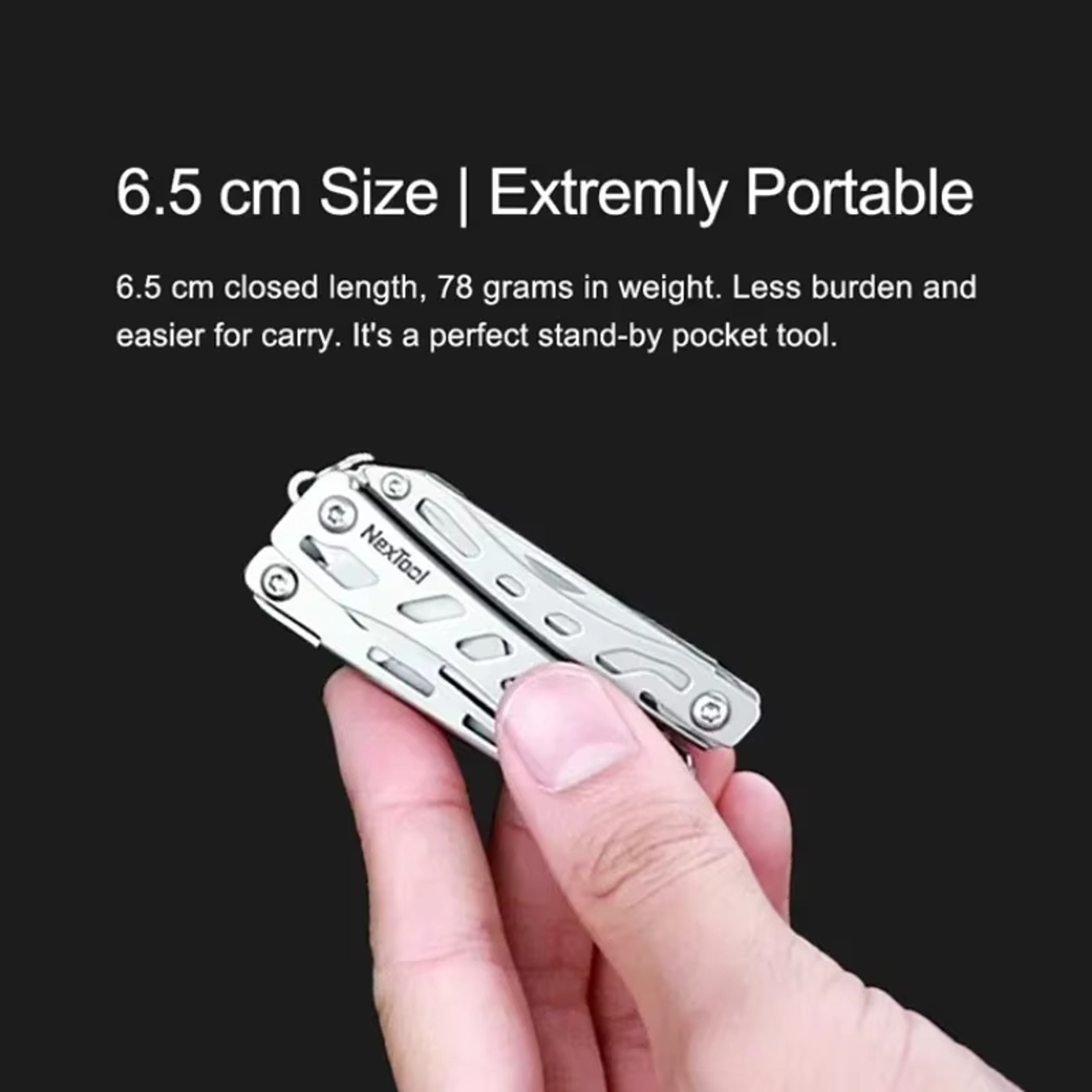 Mini Multi Functional EDC Tool With Scissors Screwdriver Pliers  Bottle Opener Compact Folding Tool 3