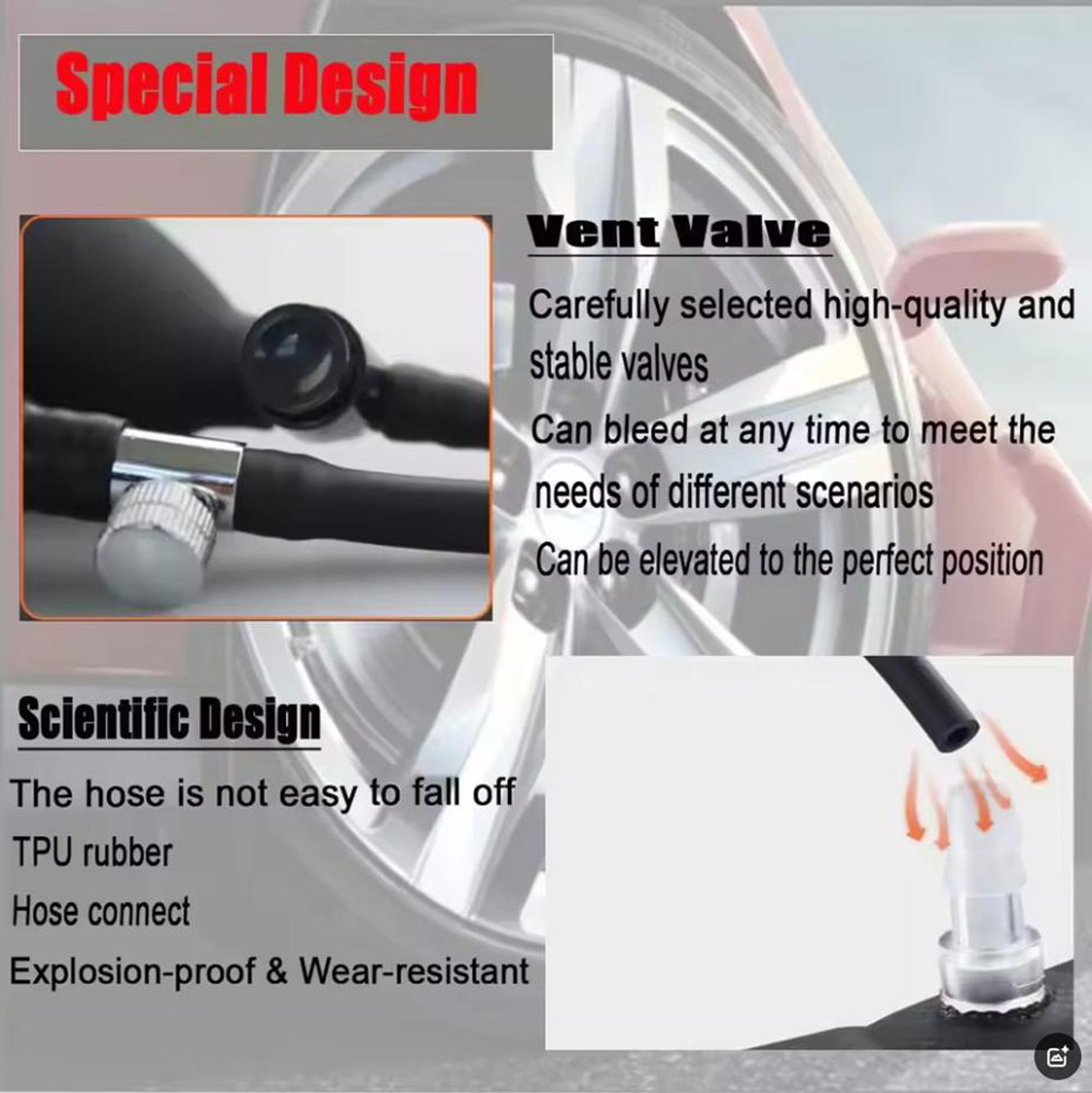 Adjustable Air Pump Wedge For Car Door Repair Emergency Unlock  Quick Positioning Tool 1