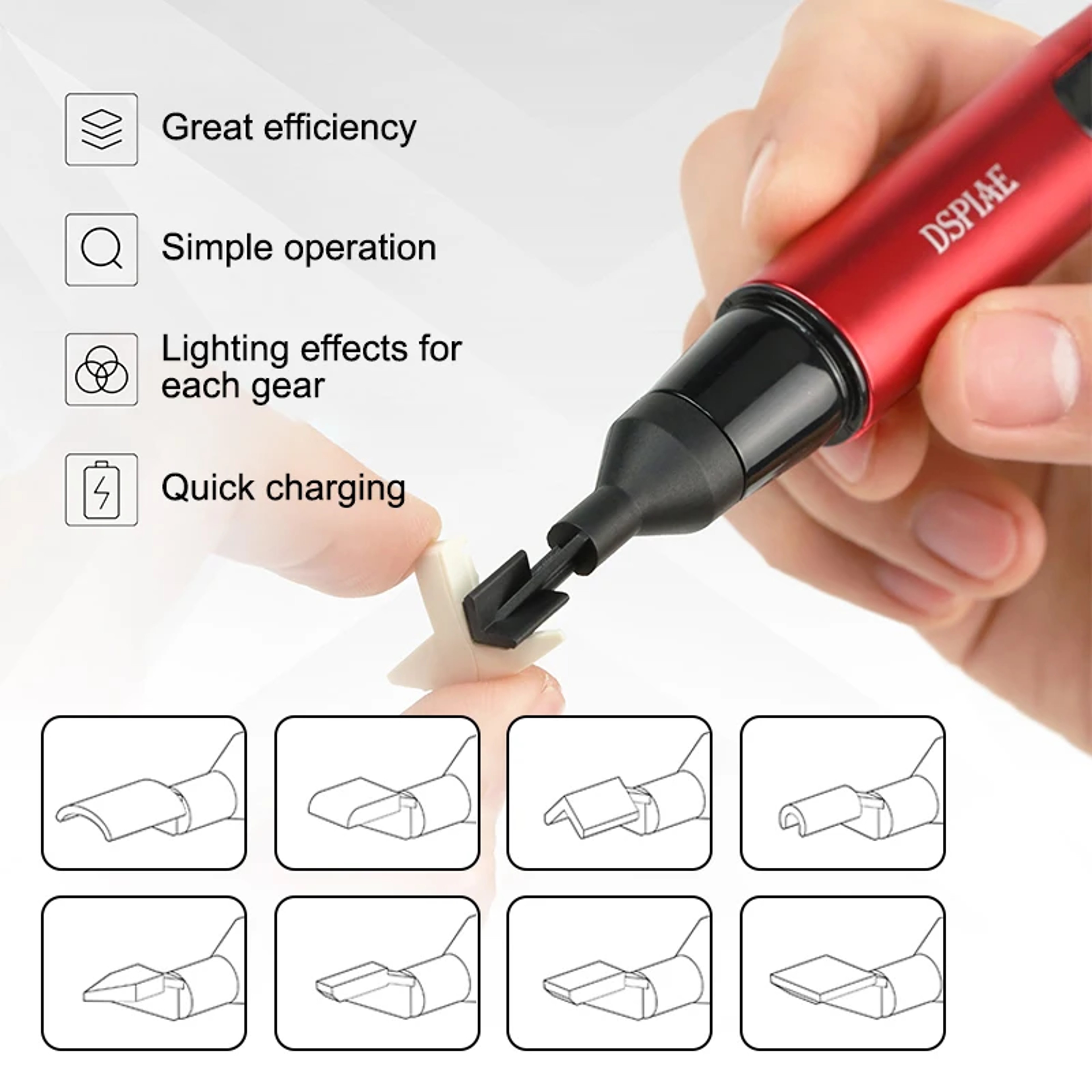 Electric Reciprocating Sander With Sanding Heads Versatile Tool For Precision Sanding And Grinding 2
