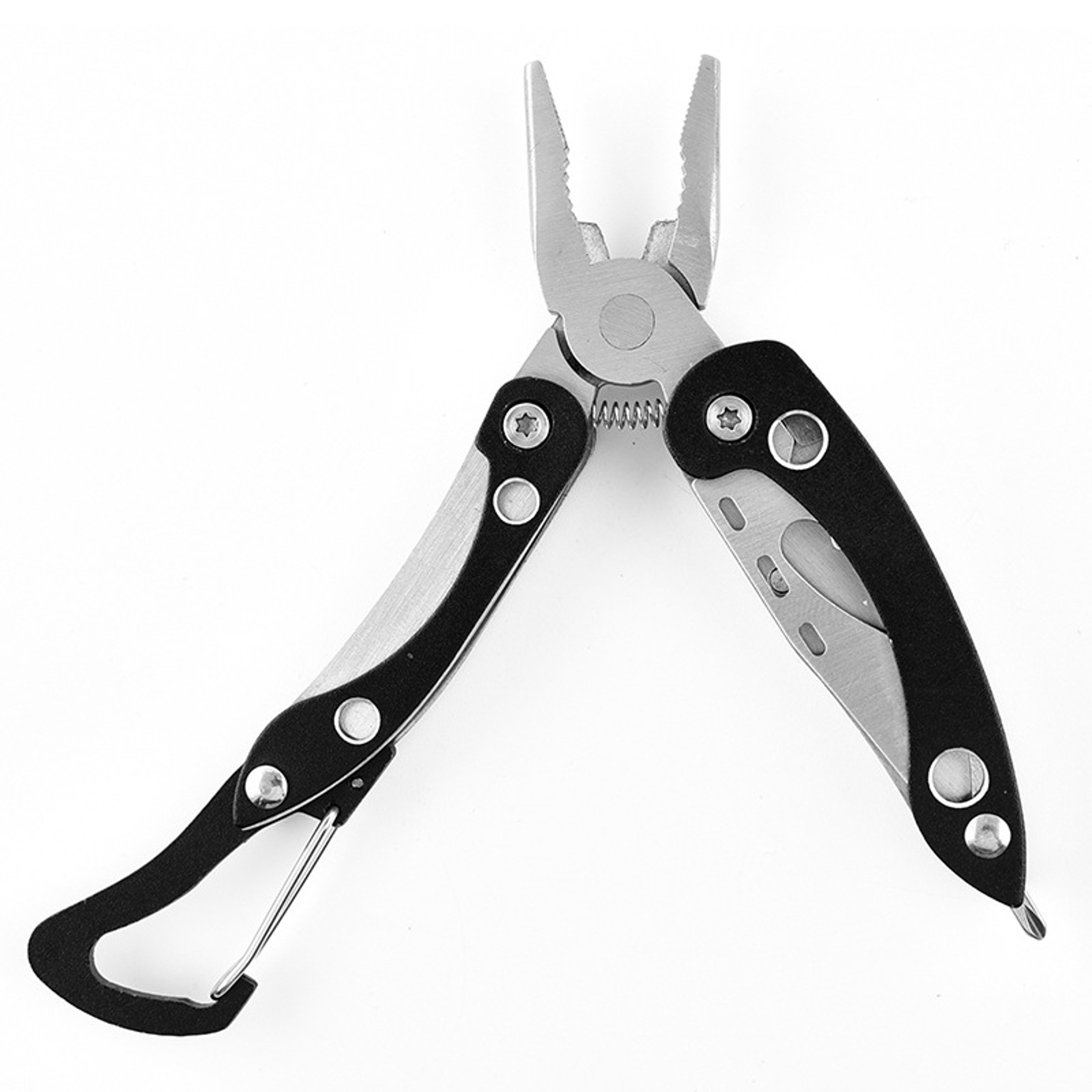 Stainless Steel Multitool Pliers With Mini Knife  Nylon Bag Compact  Durable Outdoor Camping Tool 8