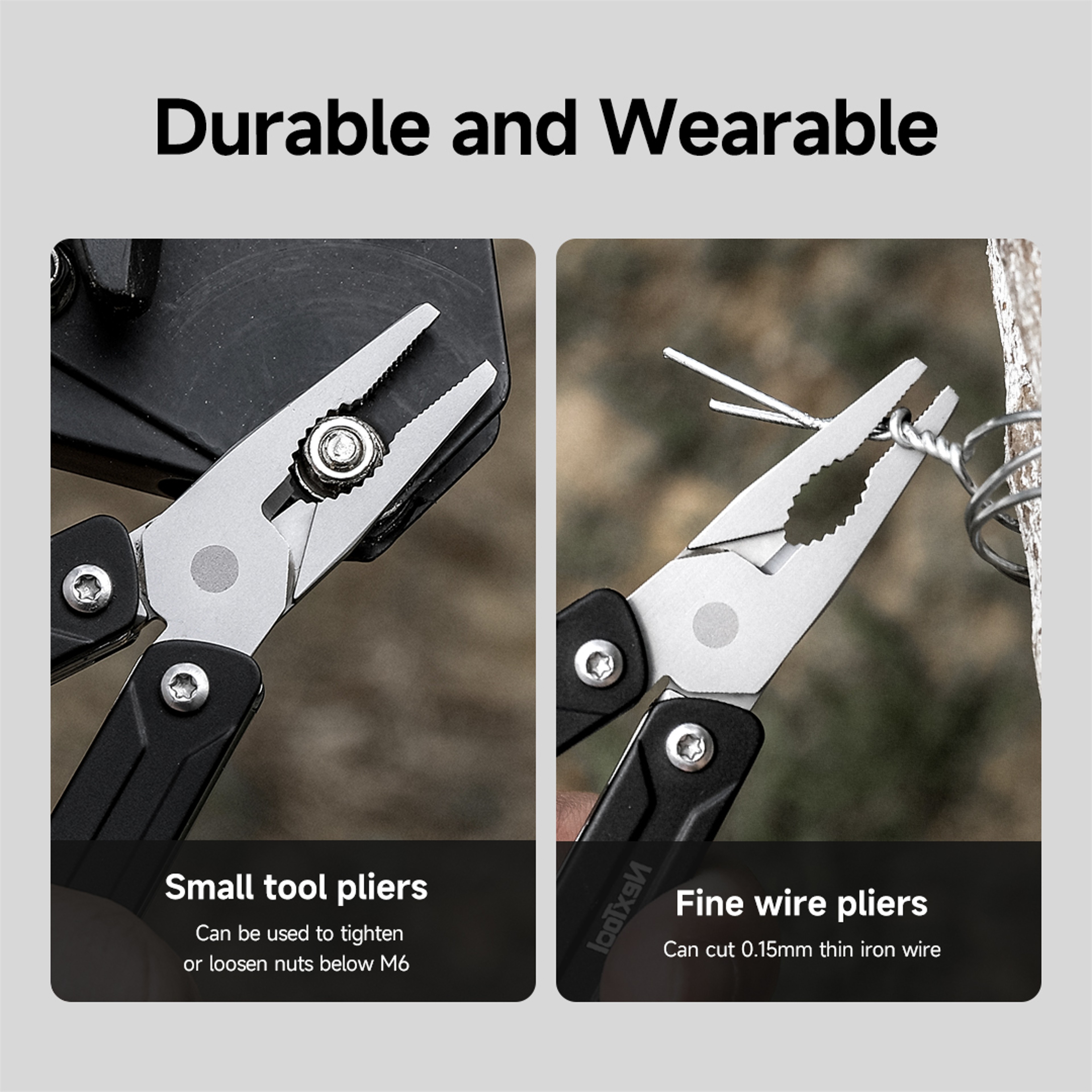 Mini Sailor Pliers Lite Multi Tool Portable EDC Scissors  Screwdriver For Outdoor Gear 6