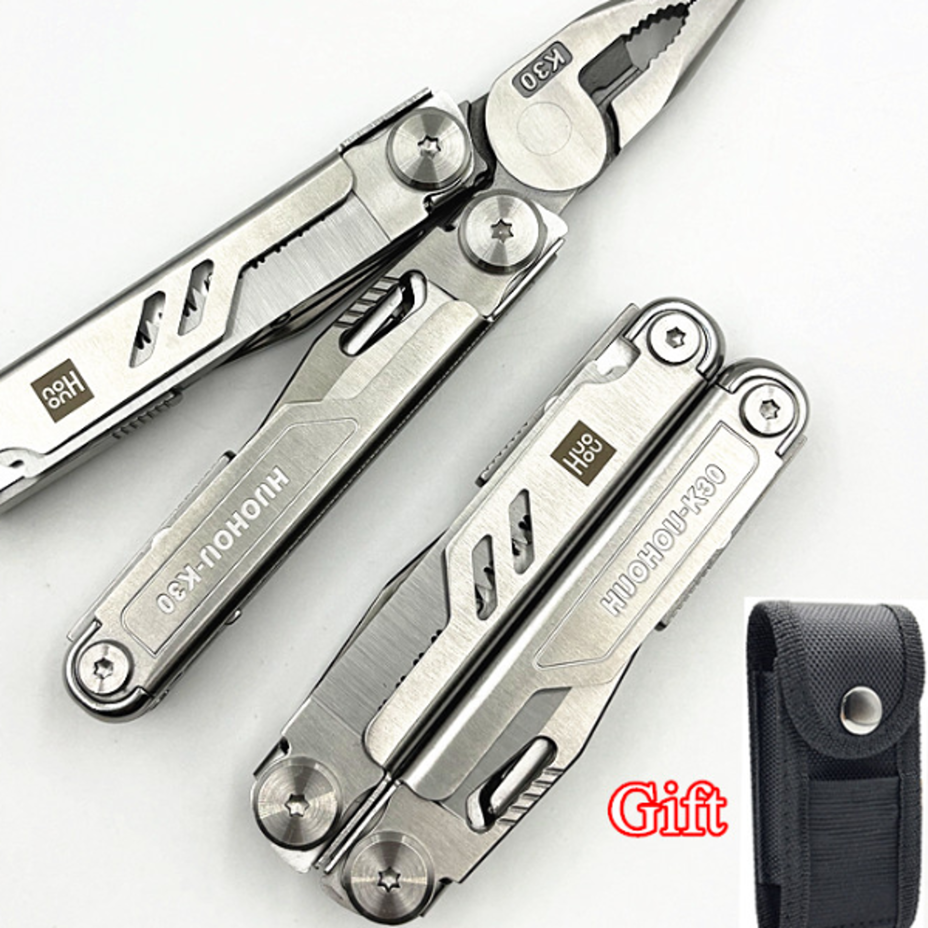 HuoHou K30 Pro Multitool 18 In 1 Folding Pliers Knife Scissors Saw Portable Outdoor Camping Survival