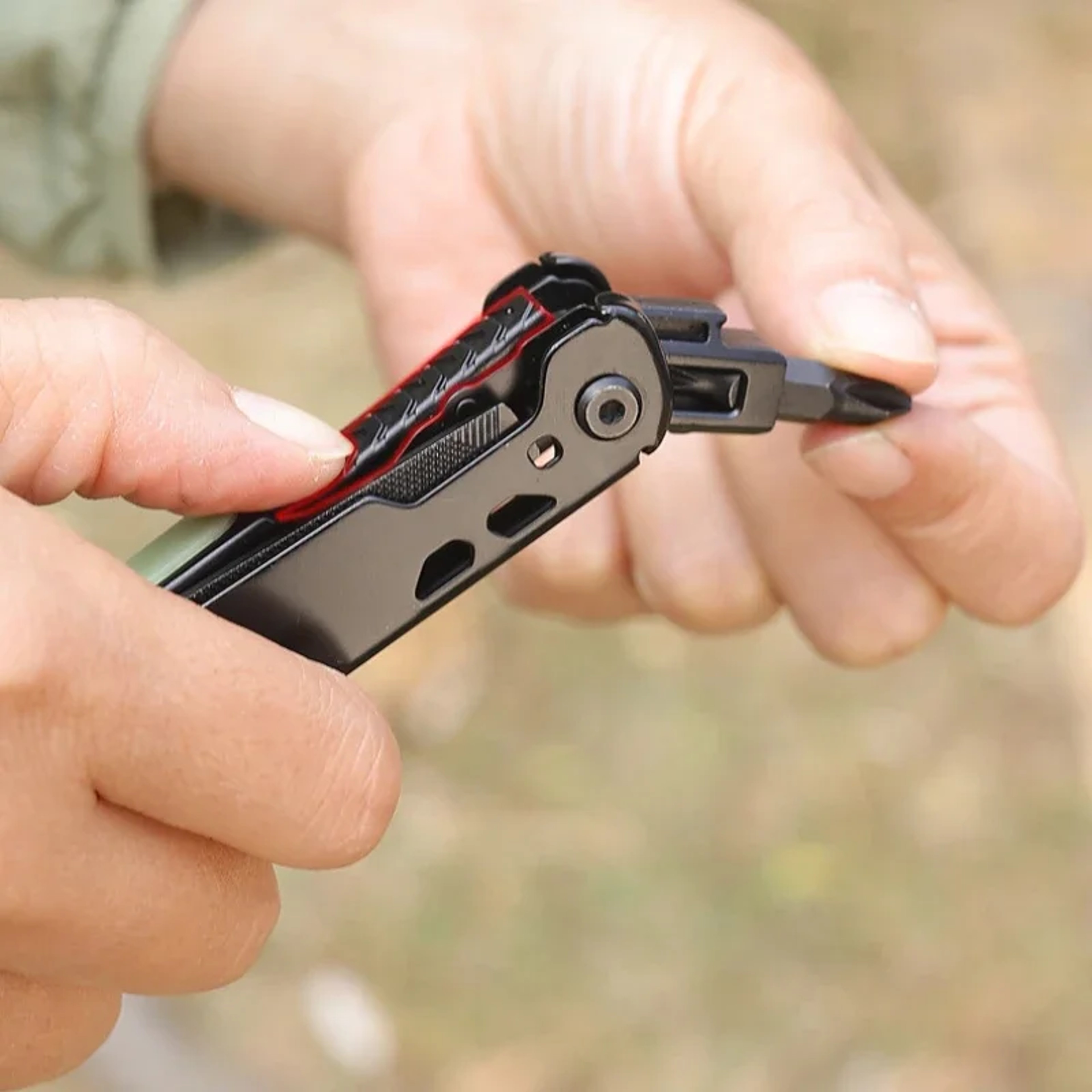 Multifunctional Folding Knife Pliers EDC Survival Tool With Clip For Outdoor Adventures 4