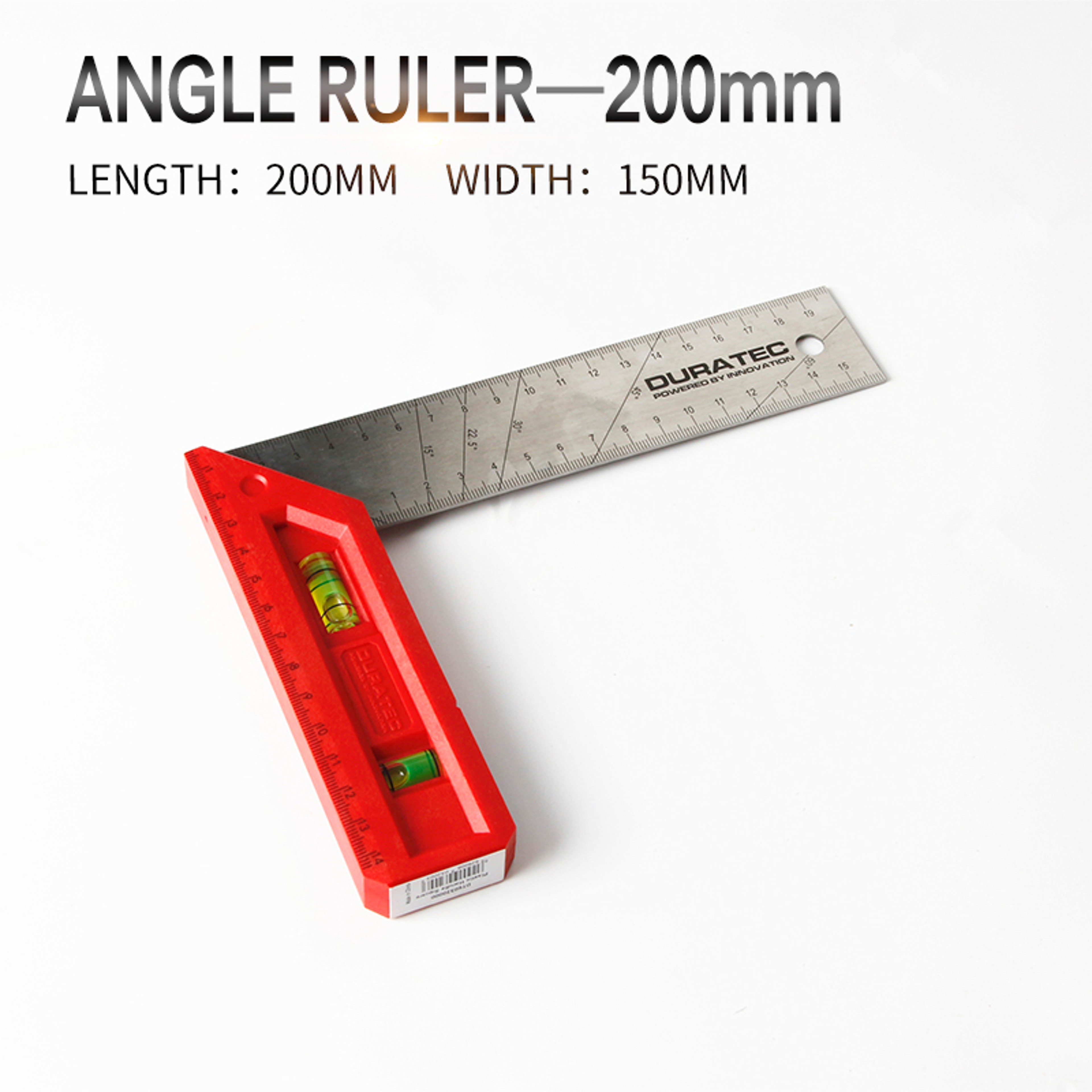 Turn Triangle  Right Angle Corner Ruler Plastic Handle For Woodworking Measuring Tools Precise And  2