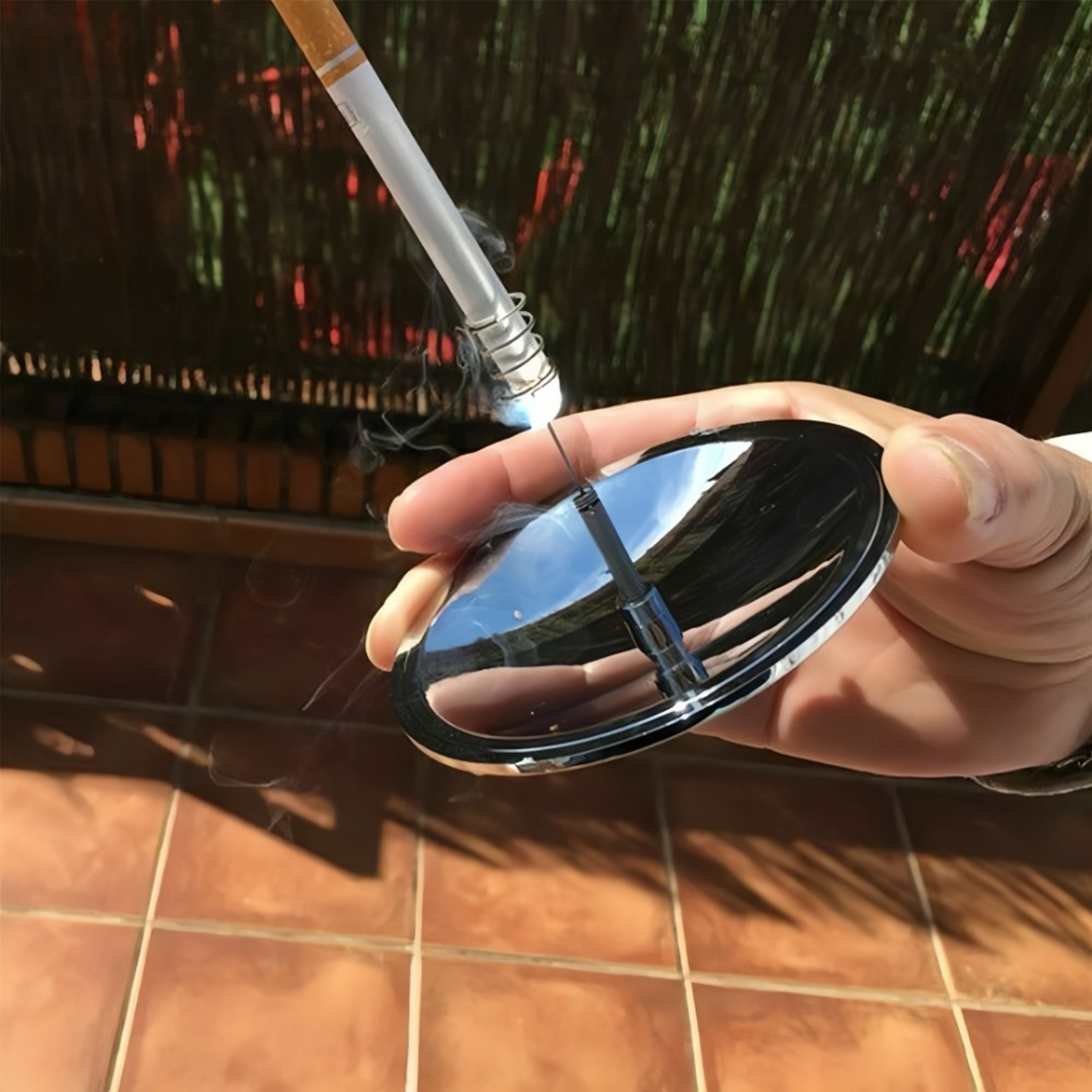 Outdoor Solar Fire Starter Windproof & Waterproof Mirror for Camping, Hiking & Survival Lightweight Emergency Igniter – view 6