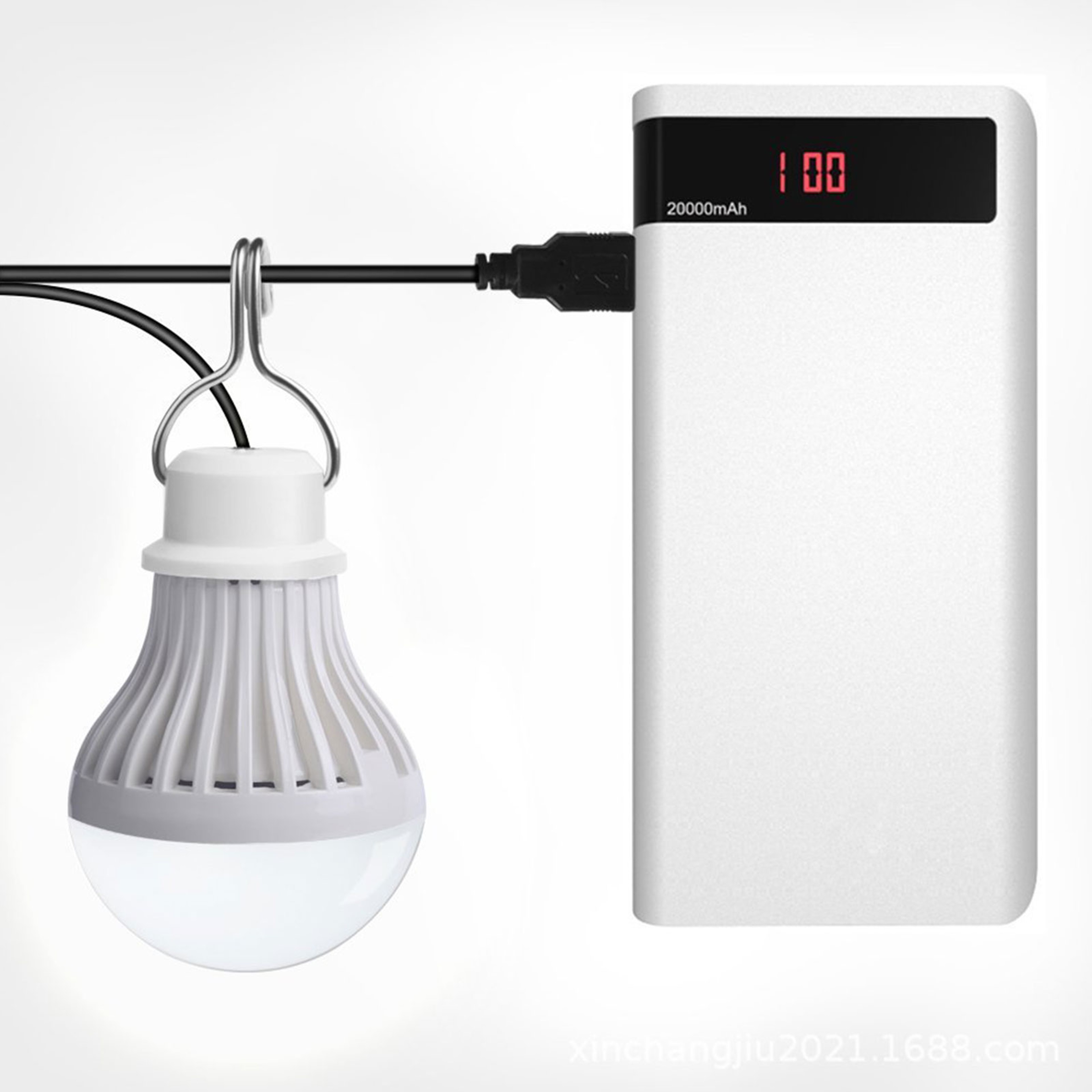 Warm White USB Powered LED Camping Light With Switch Cord For Emergency  Outdoor Use 0
