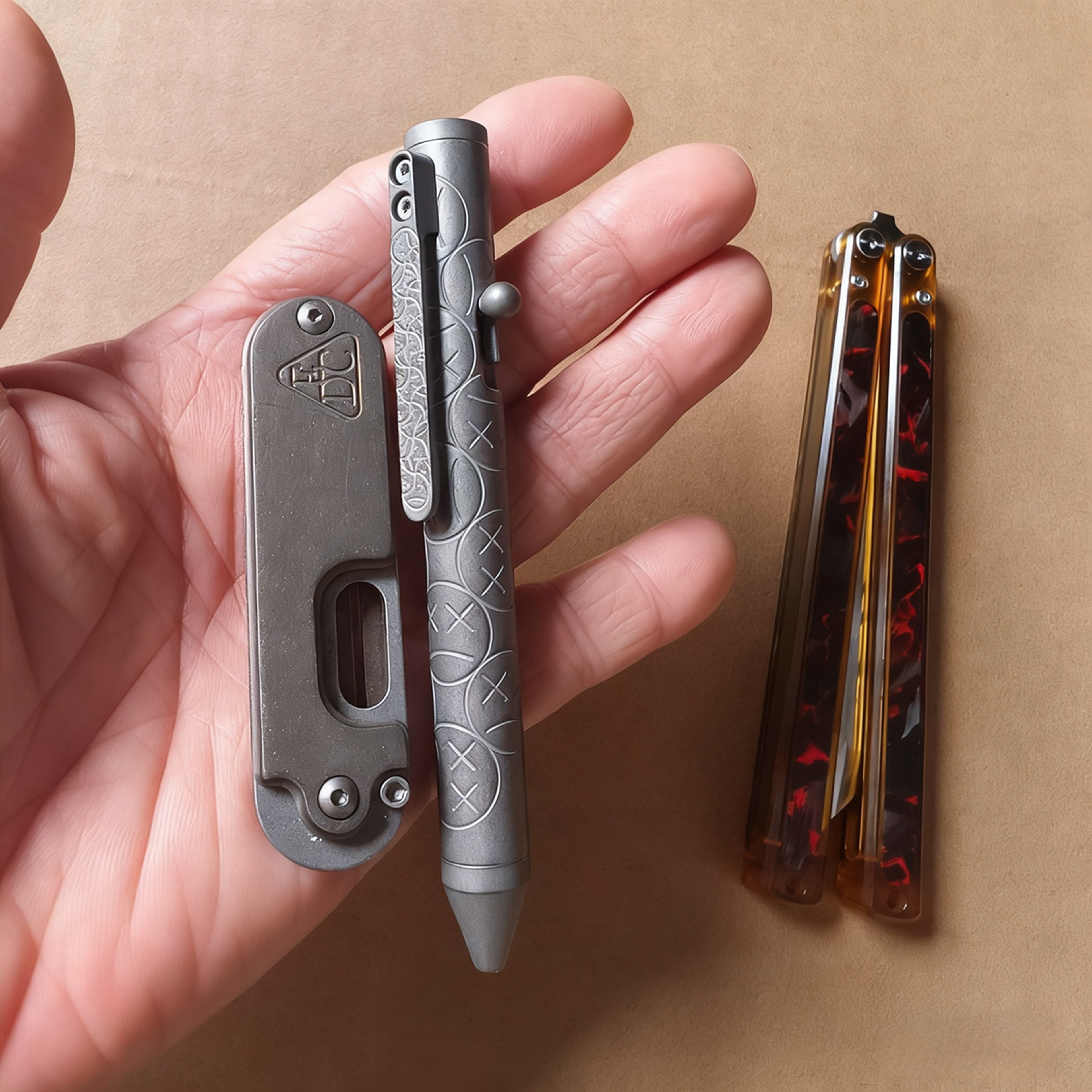 EDC Titanium Alloy Pen Portable Multi Functional Writing Tool For Outdoor  Everyday Use 2