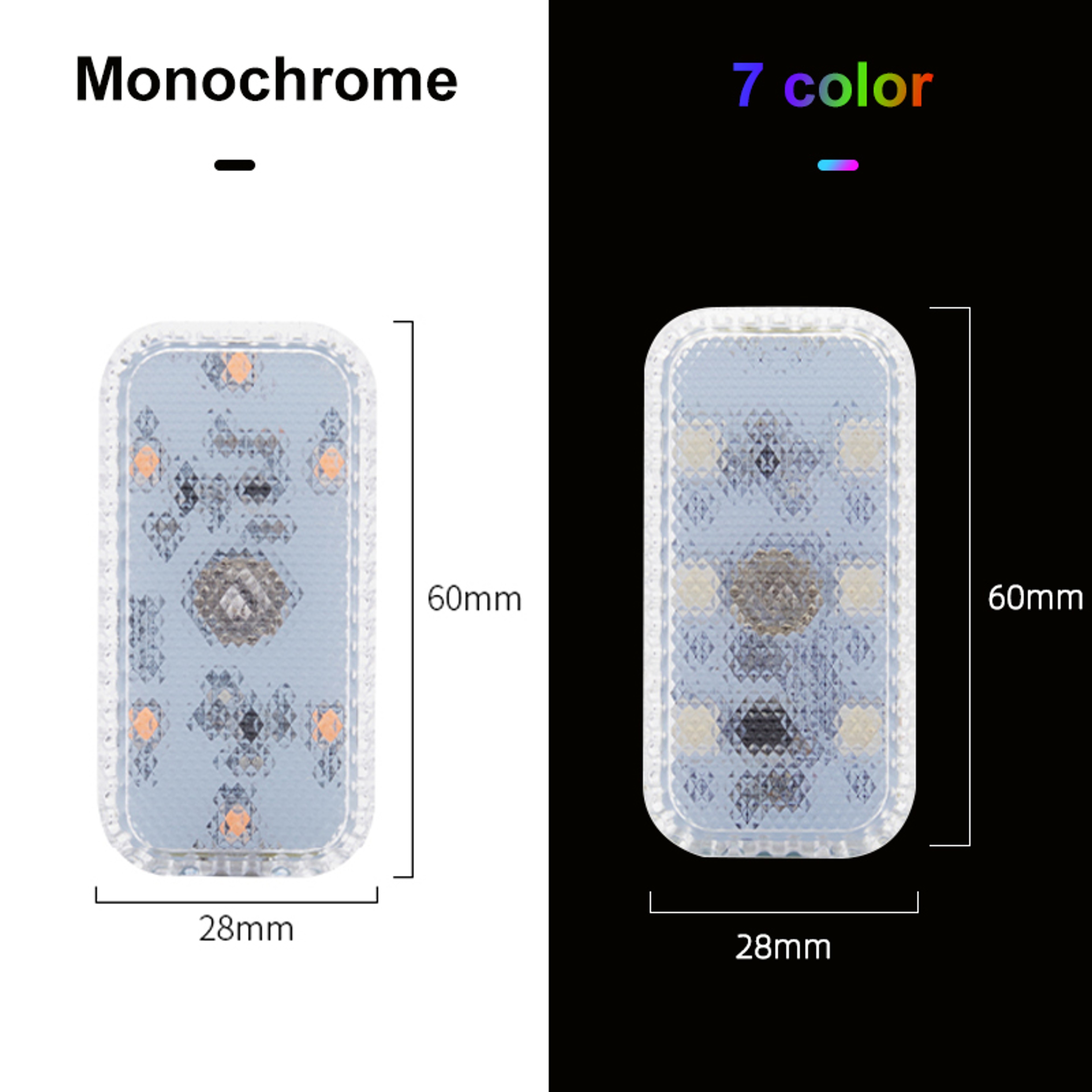 LED Touch Light Mini Wireless Car Interior Lighting USB Charging Ceiling  Storage Box Lamp For Door 3