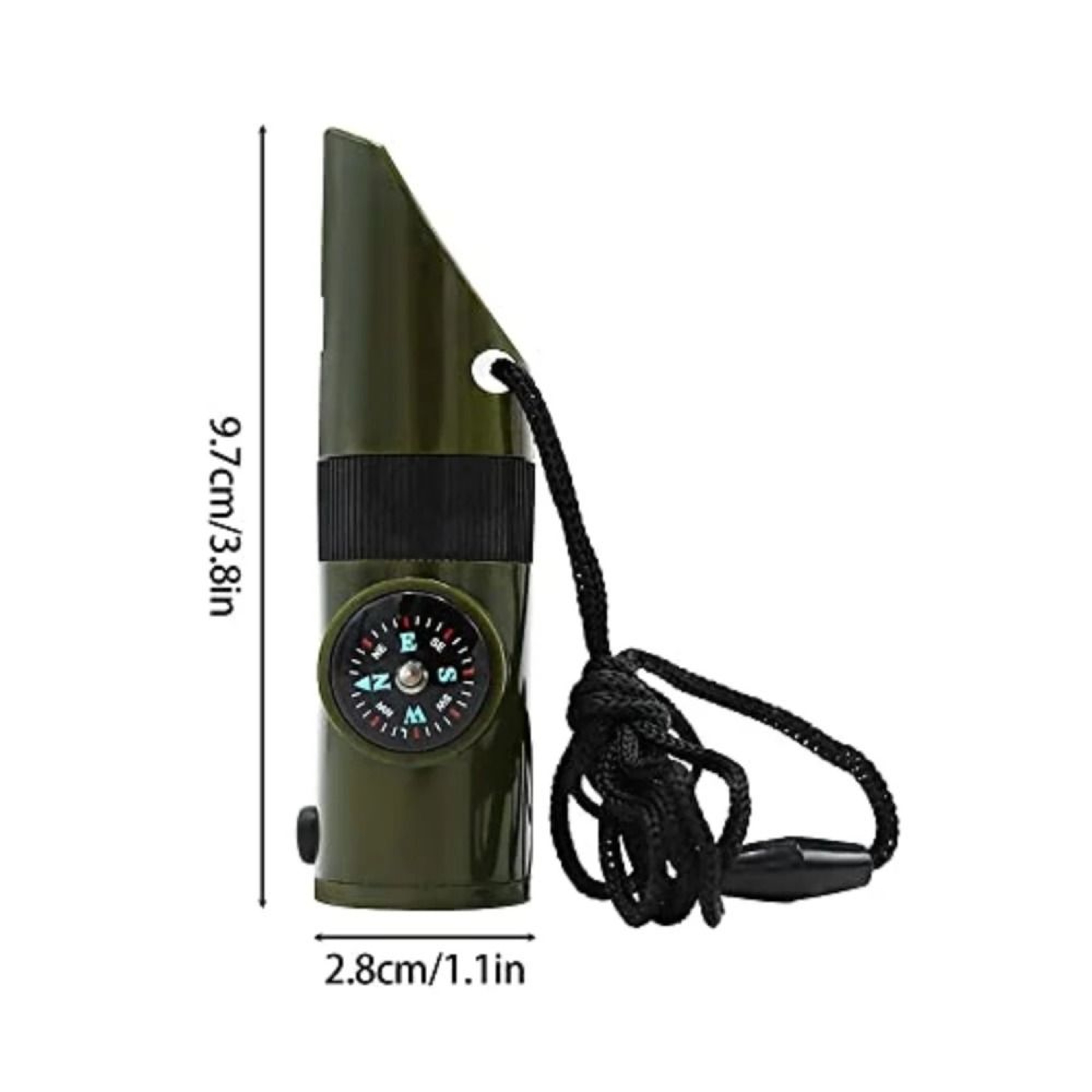 Emergency Survival Whistle With Compass And Multifunctional Tools Compact Outdoor Survival Kit 4