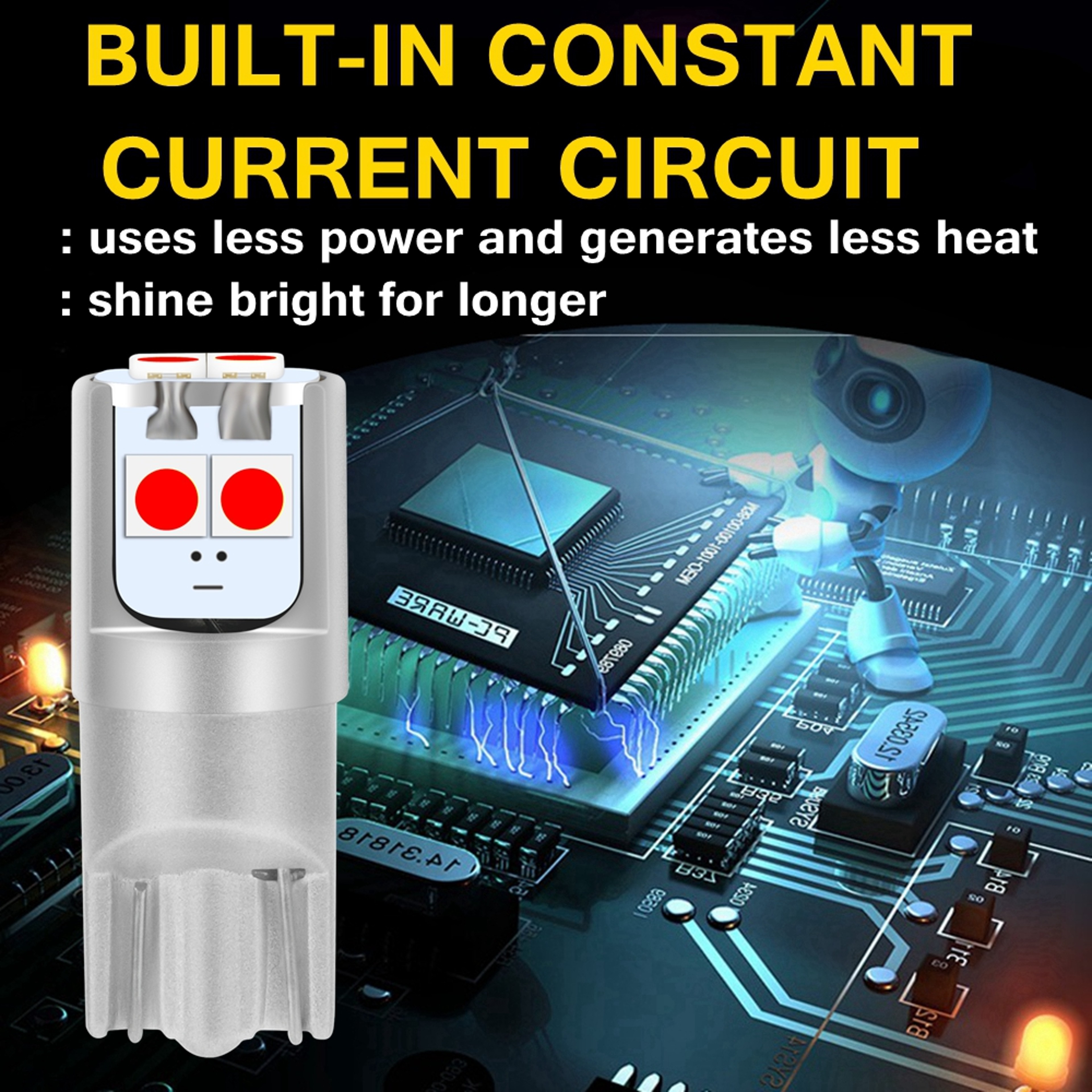 Super Bright LED Car Dome Light High Quality Auto Reading  Parking Bulbs 3