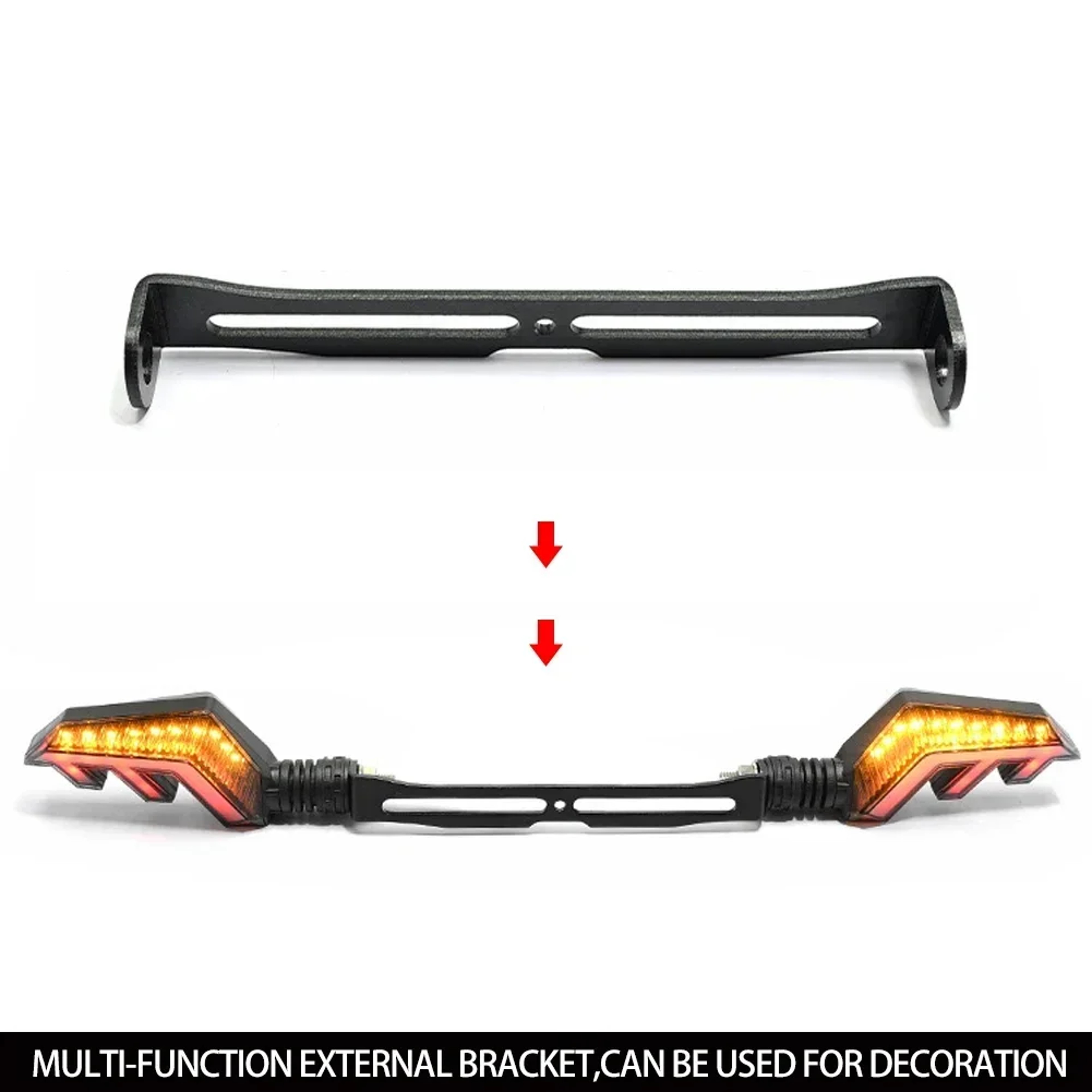 Durable Motorcycle Turn Signal Mount Bracket For Electric Bikes  Motorcycles Adjustable Aluminum Al 2