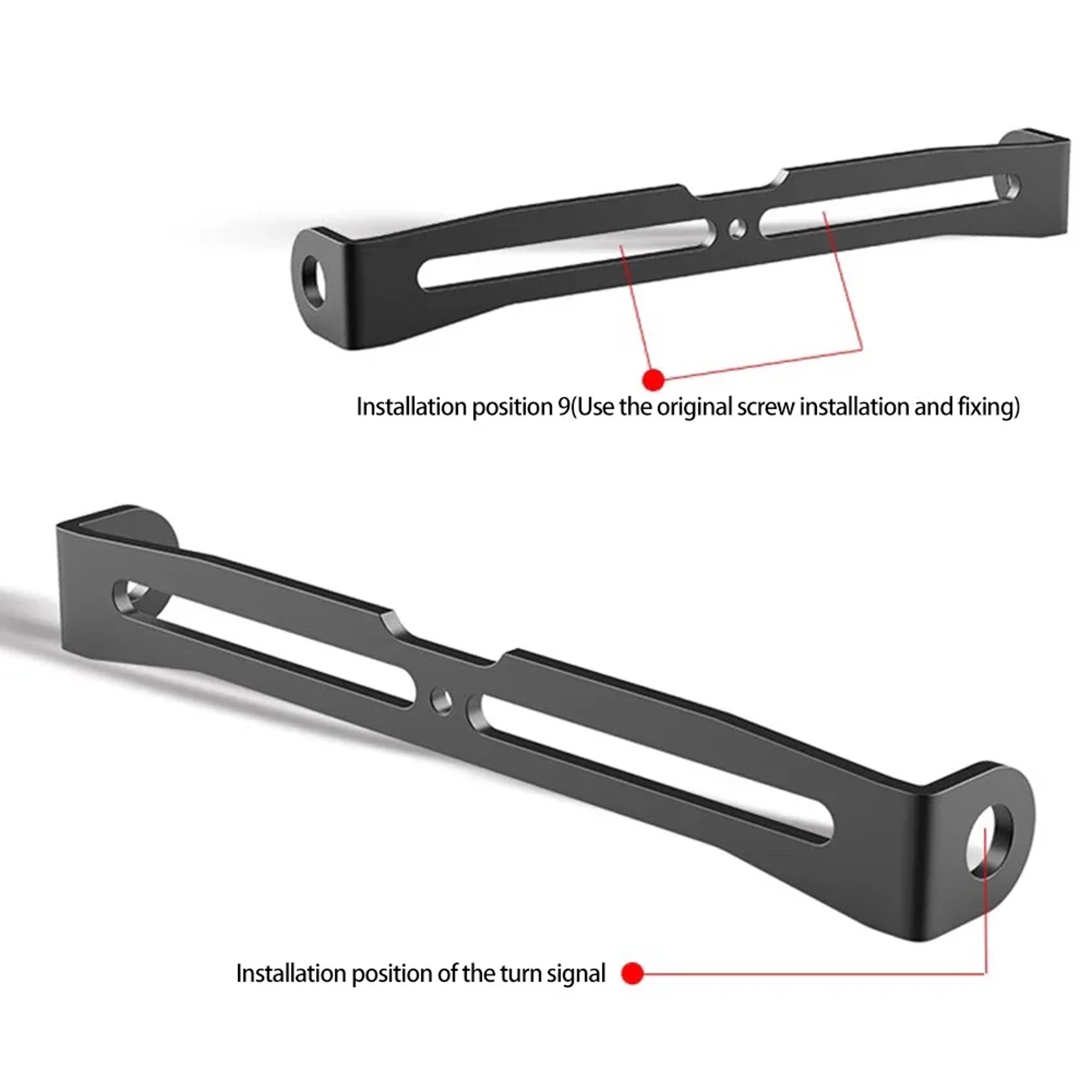 Durable Motorcycle Turn Signal Mount Bracket For Electric Bikes  Motorcycles Adjustable Aluminum Al 3