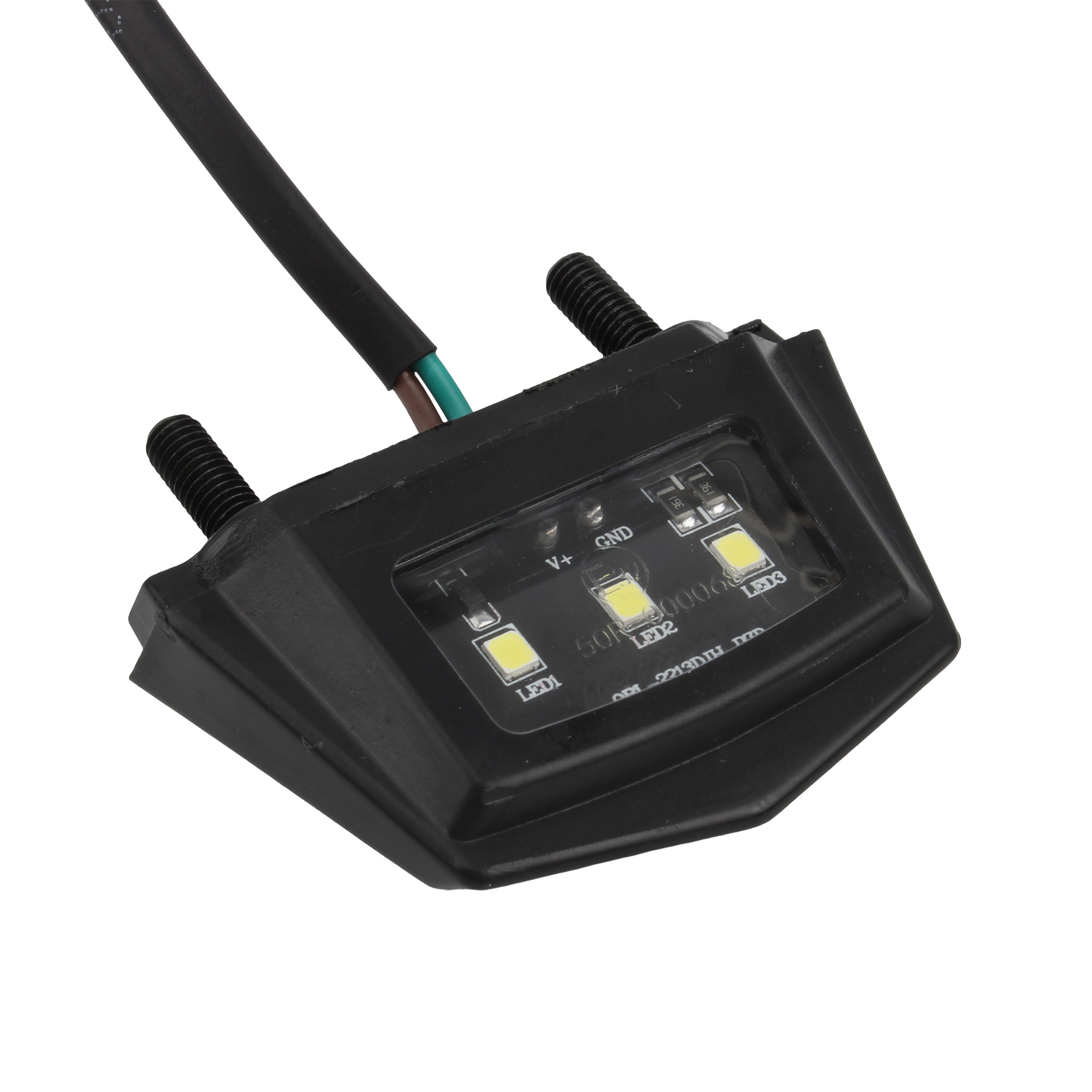 Waterproof Motorcycle Plate Light LED Backlight 6