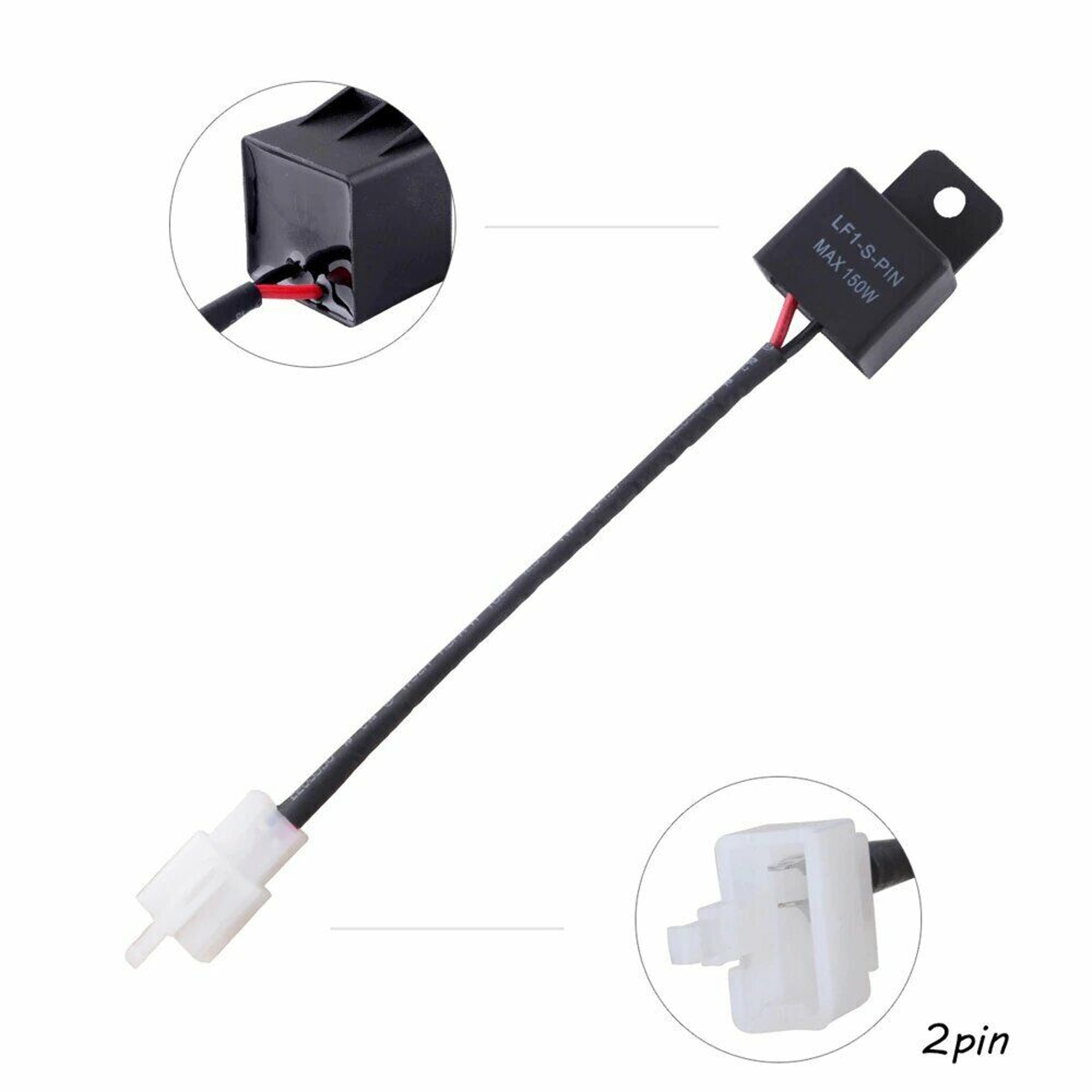 LED Turn Signal Flasher Relay For Car  Motorcycle Adjustable Blinker Light Indicator 4