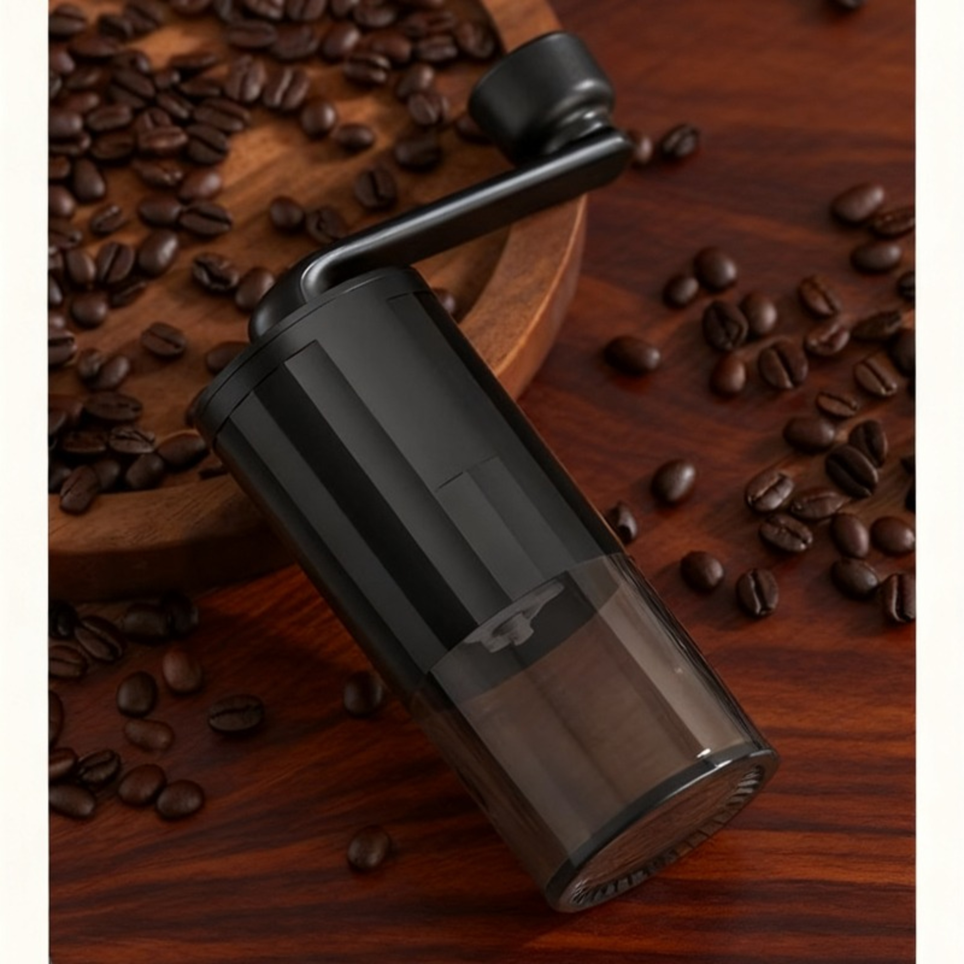 Precision Manual Coffee Grinder Portable Ceramic Burr Mill for Home, Travel & Camping – view 2