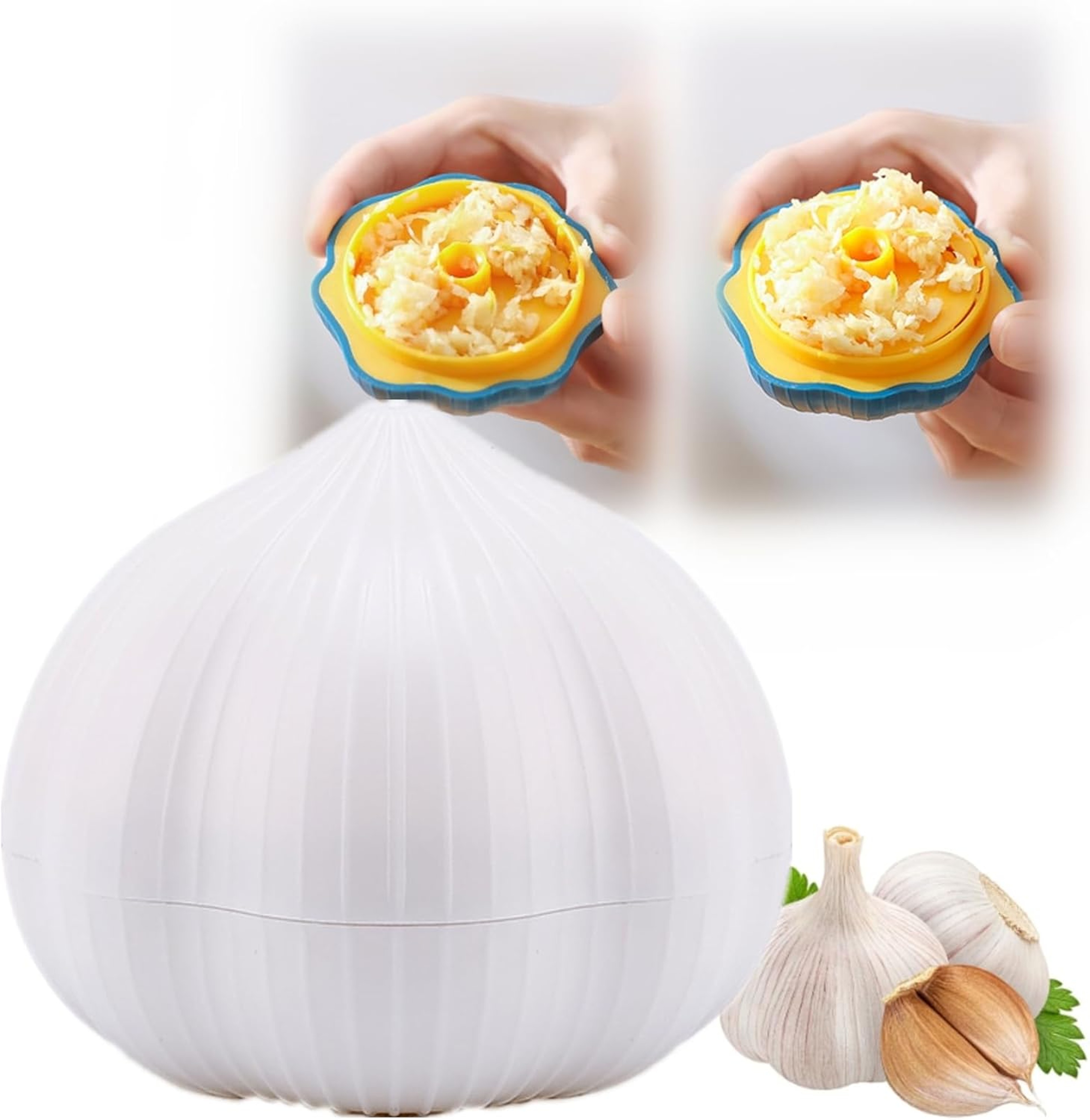 Easy Twist Garlic Press Mincer Manual Garlic Press  Ginger Crusher Tool 8