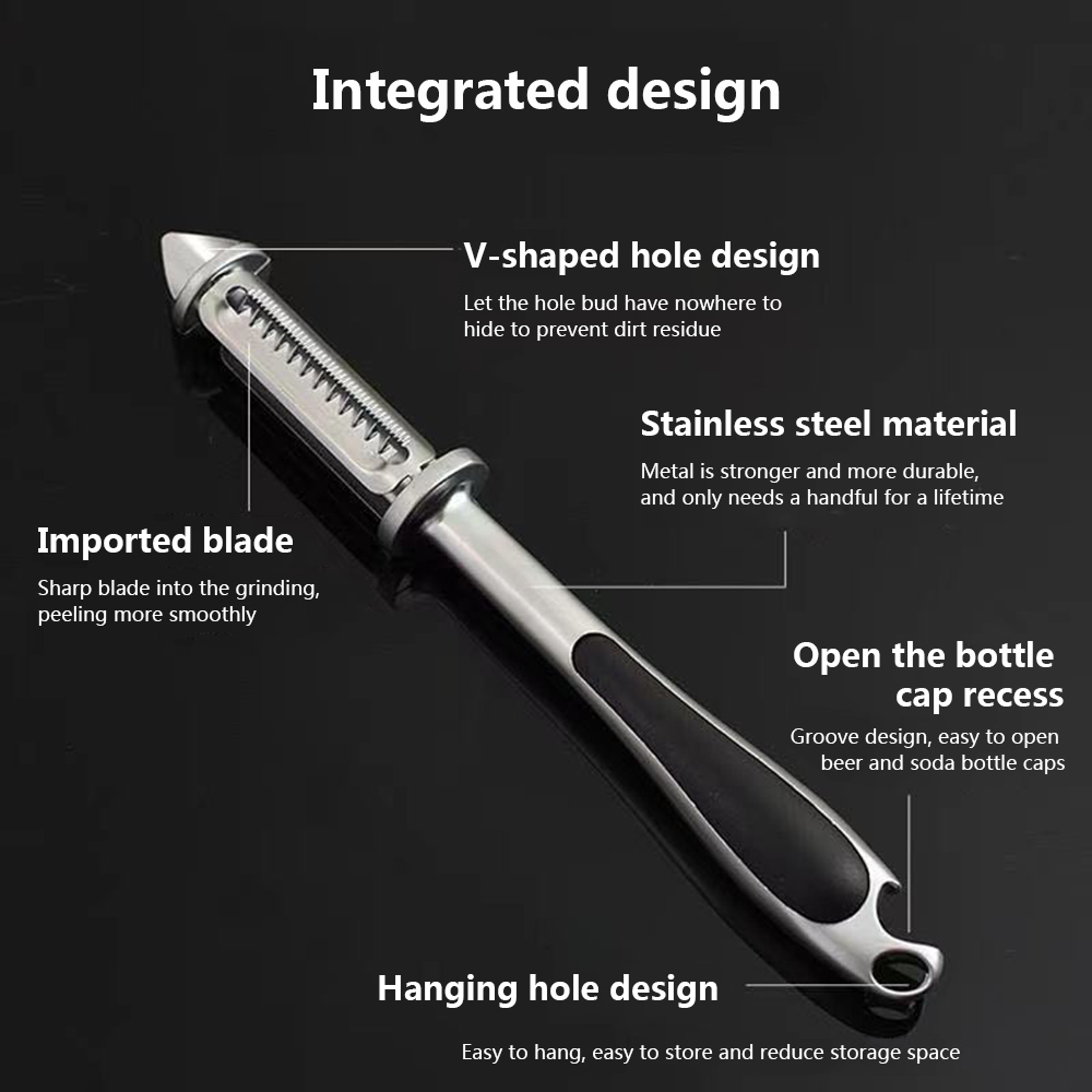 Multi Purpose Vegetable Peeler  Potato Peeler Ultra Sharp Alloy Kitchen Peeler Tool 2