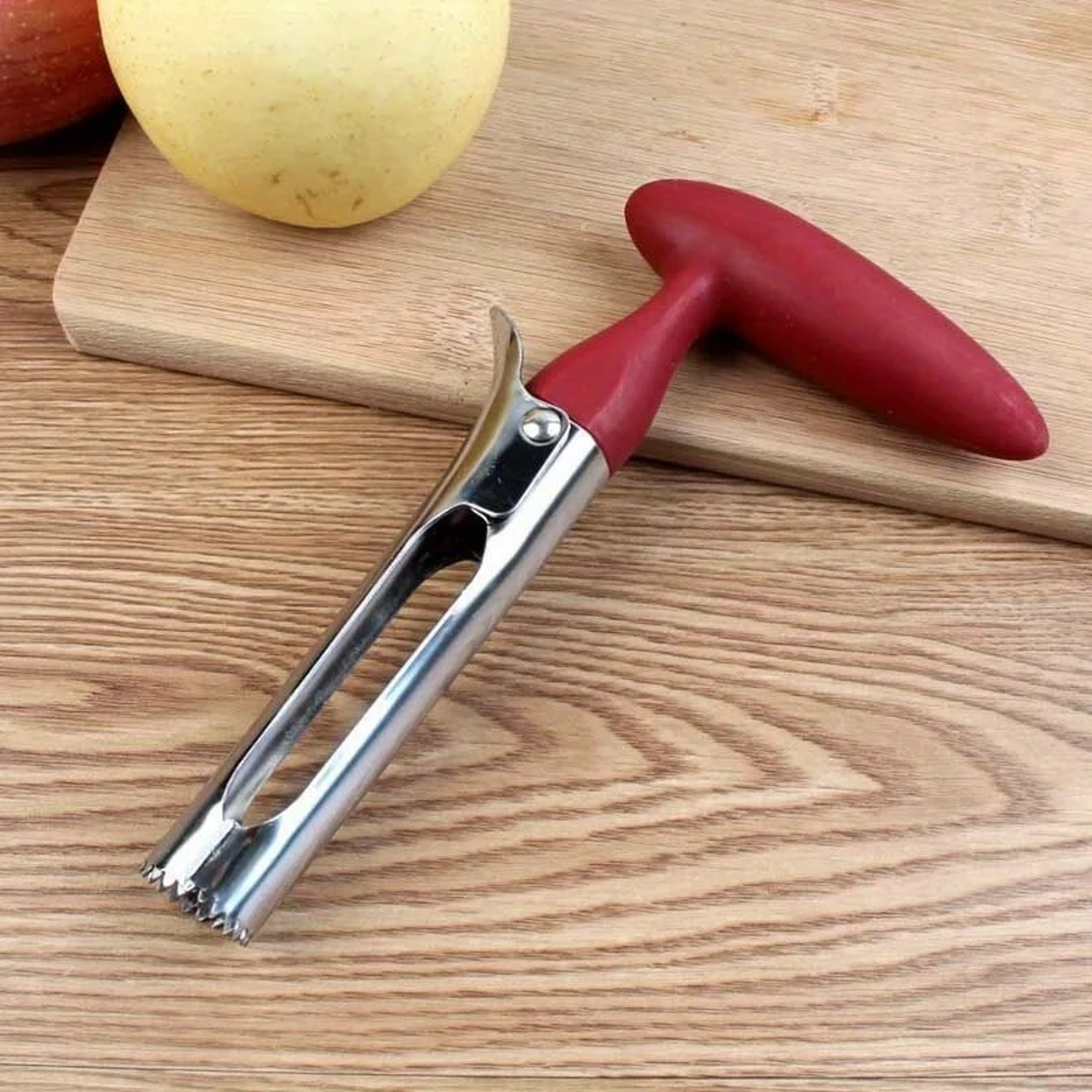 Stainless Steel Apple Corer  Fruit Cutter Tool Easy Apple Core Remover 1